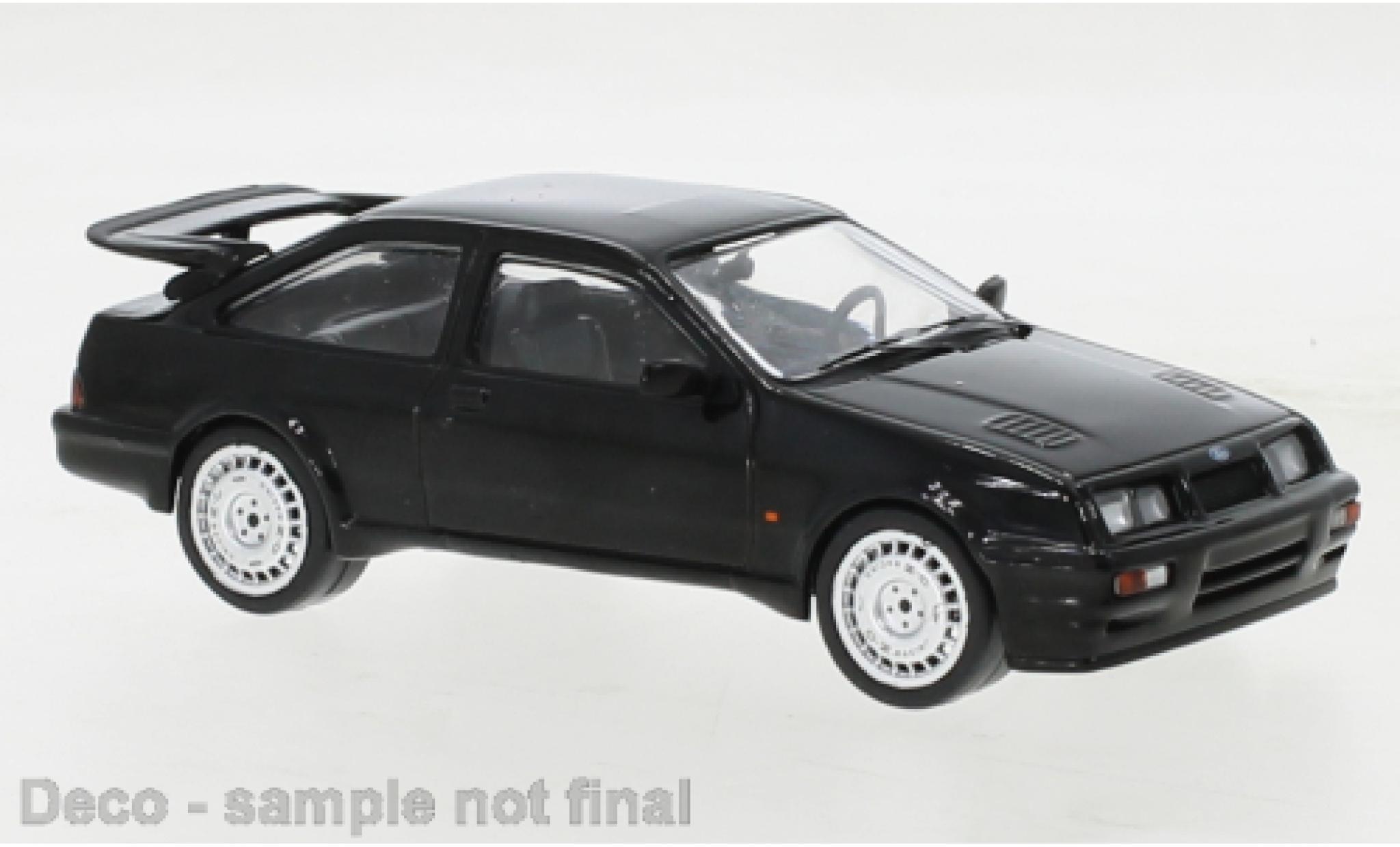 Ford Sierra 1/43 IXO RS Cosworth nero 1987 modellino in miniatura