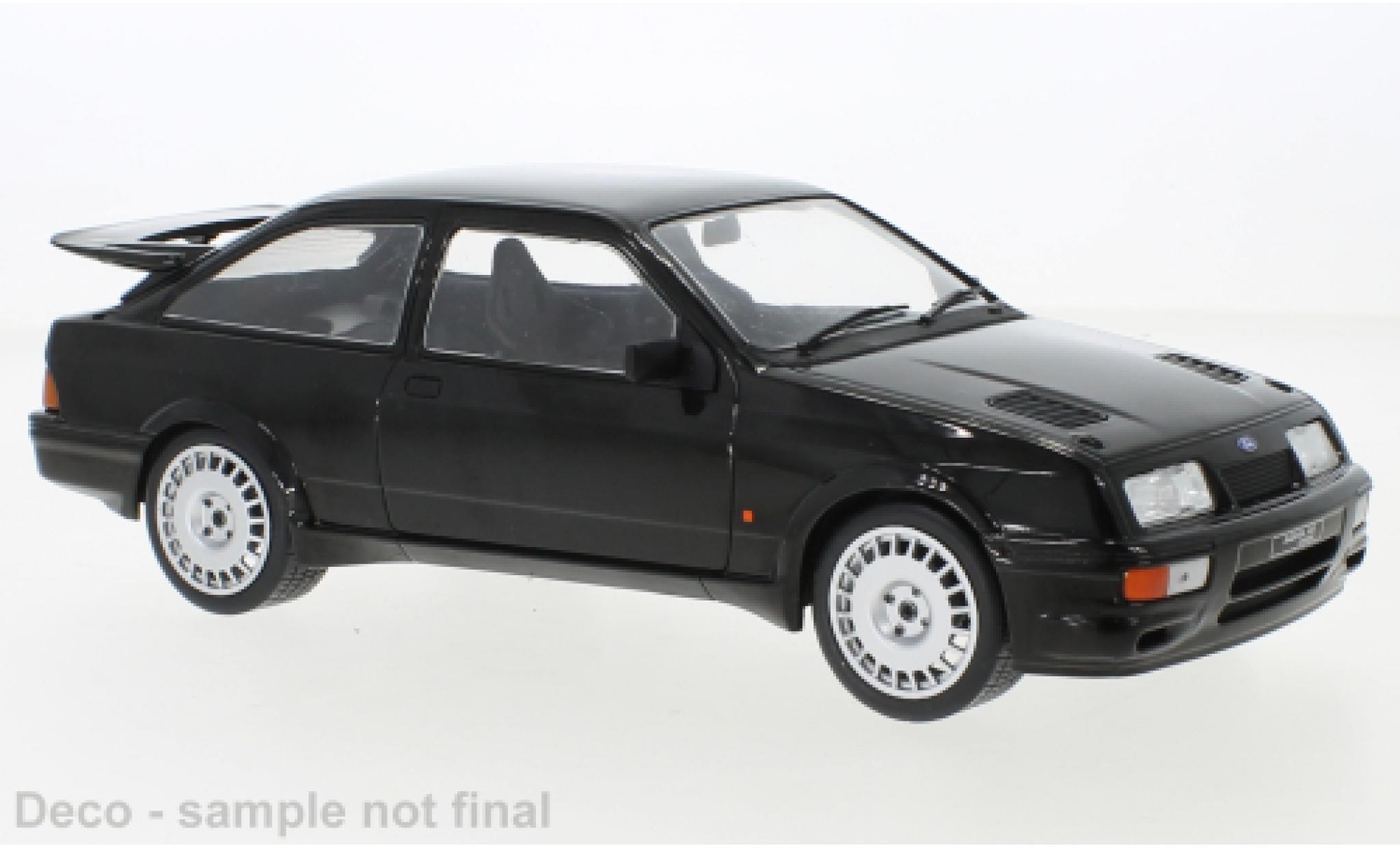Ford Sierra 1/18 IXO RS Cosworth nero 1988 modellino in miniatura