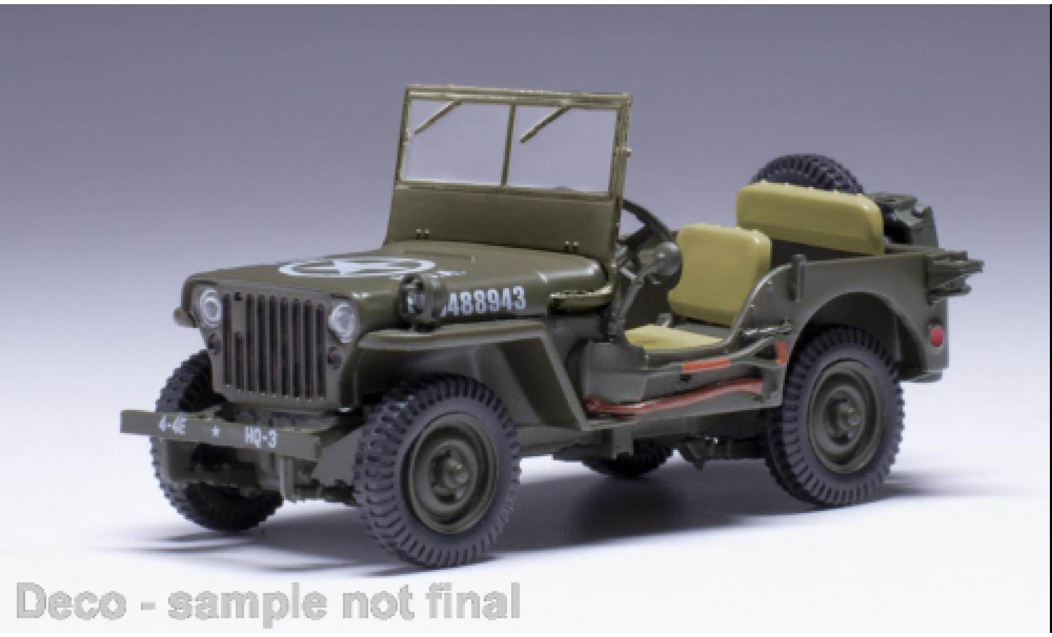 Jeep Willys 1/43 IXO MB d 1943 modellino in miniatura