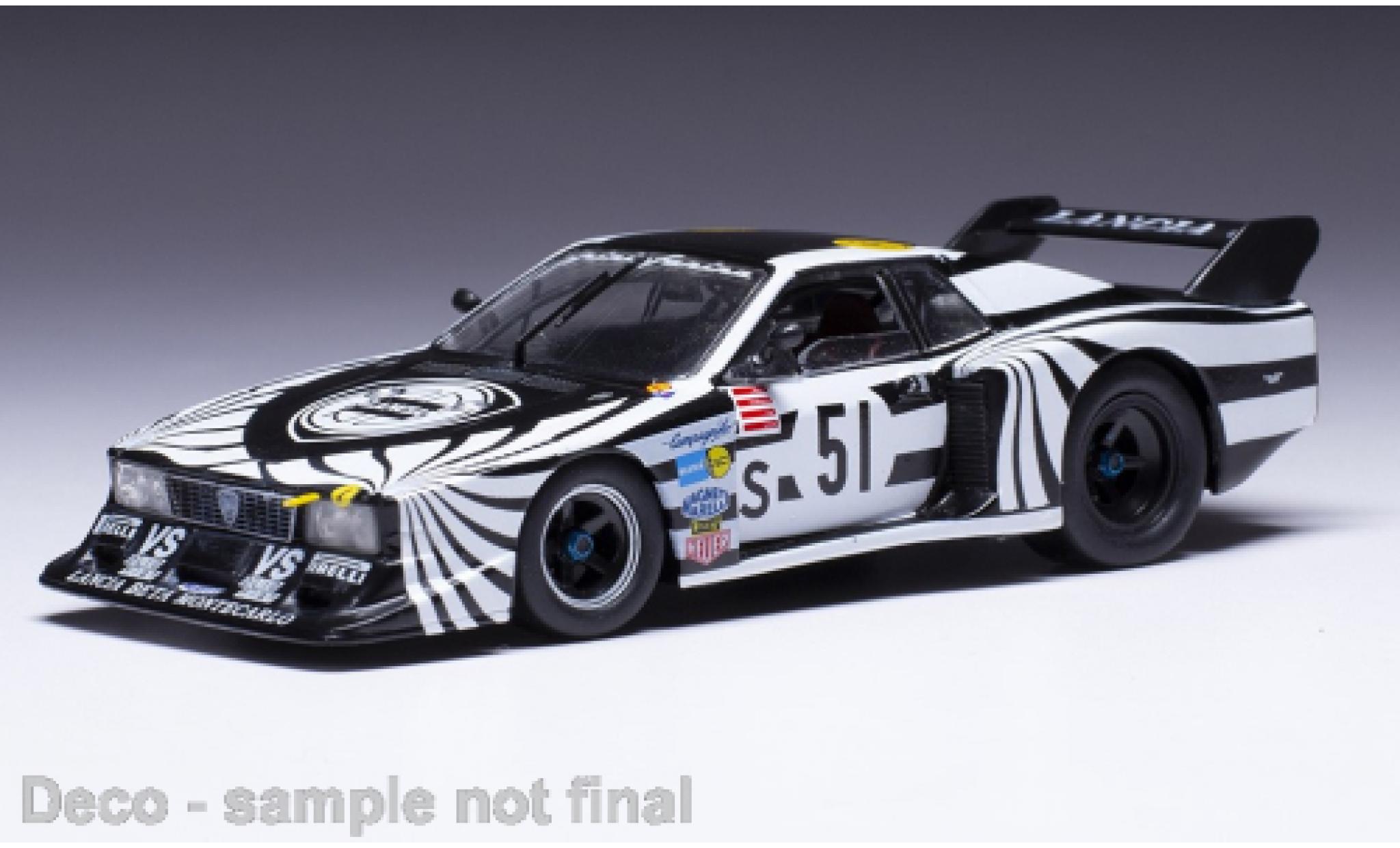 Lancia Beta 1/43 IXO Montecarlo Turbo No.51 6h Silverstone 1979 modellino in miniatura