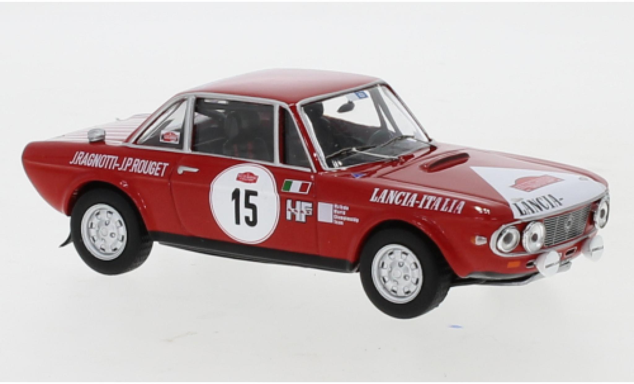 Lancia Fulvia 1/43 IXO 1600 Coupe HF No.15 Marlboro Rallye San Remo 1972 modellino in miniatura
