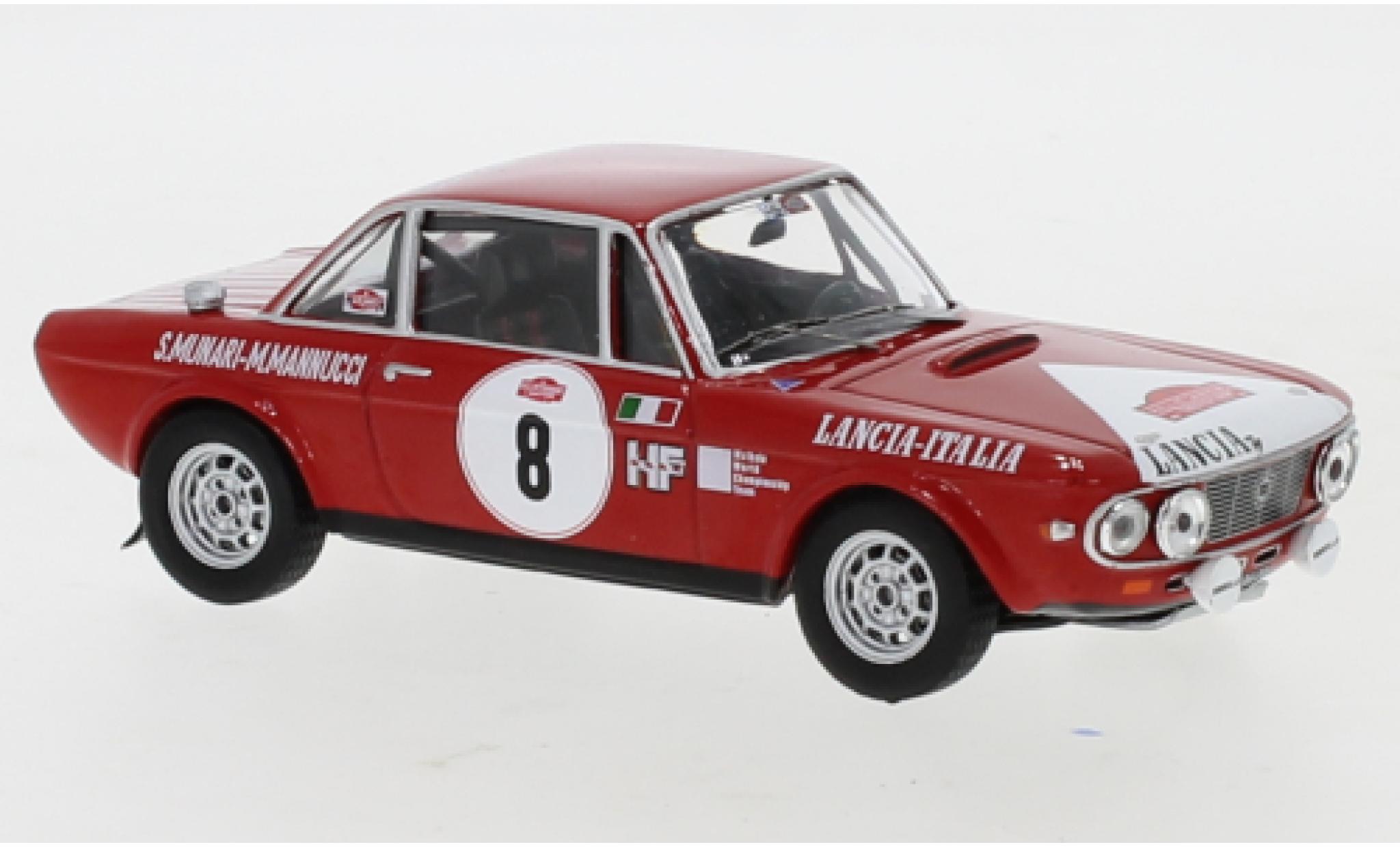 Lancia Fulvia 1/43 IXO 1600 Coupe HF No.8 Marlboro Rallye San Remo 1972 modellino in miniatura
