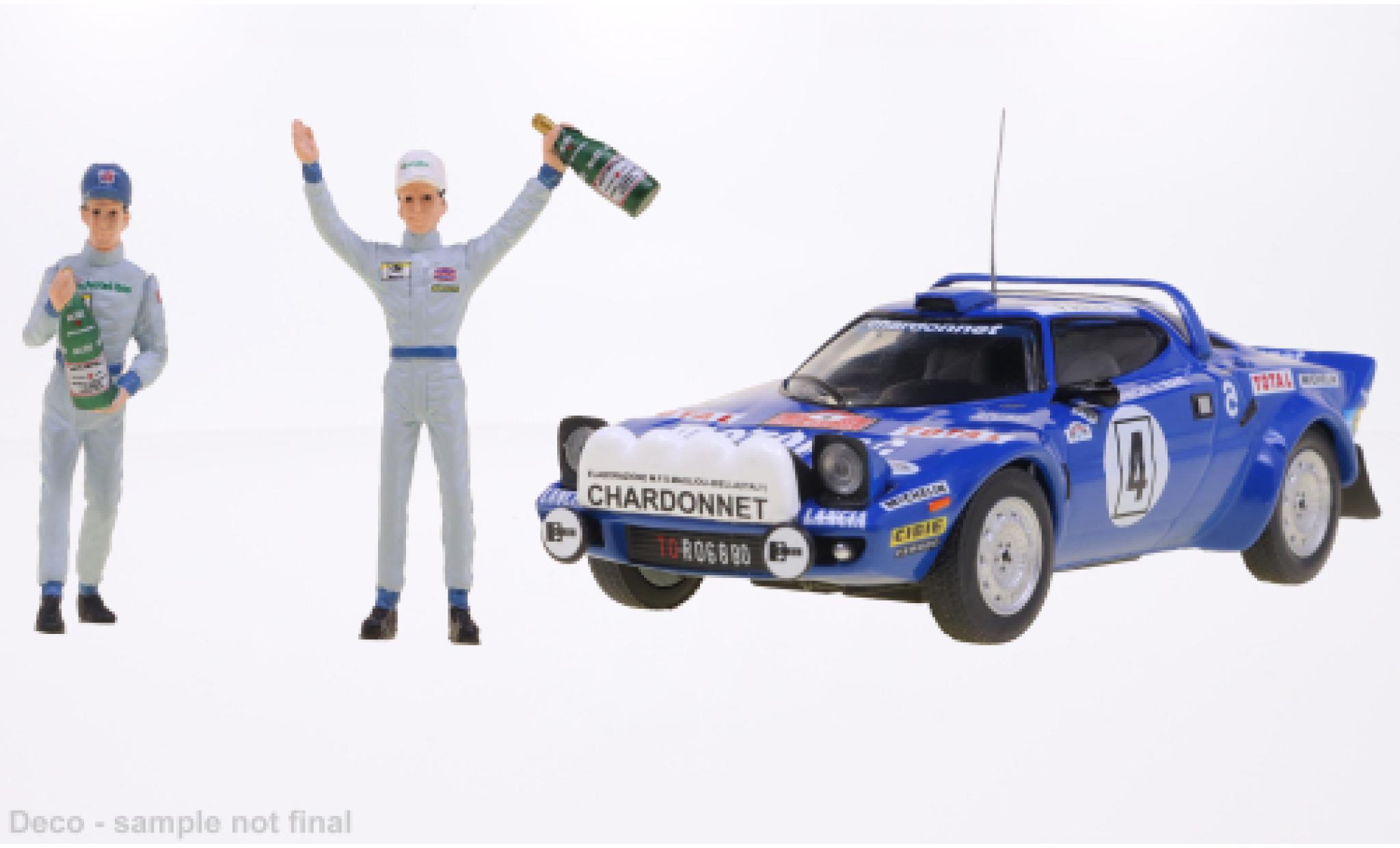 Lancia Stratos 1/43 IXO HF No.4 Rally Monte Carlo 1979 modellino in miniatura