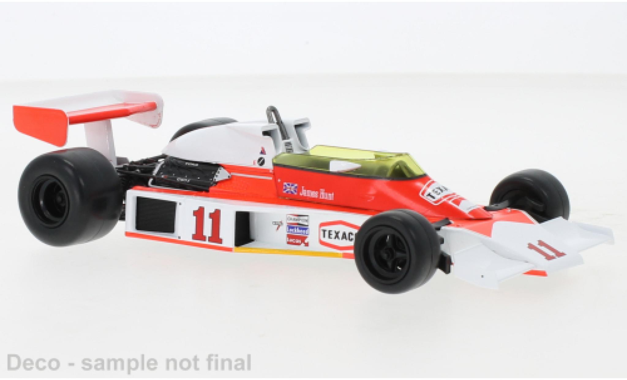 McLaren M23 1/24 IXO -Ford No.11 Formel 1 GP Canada 1976 modellino in miniatura