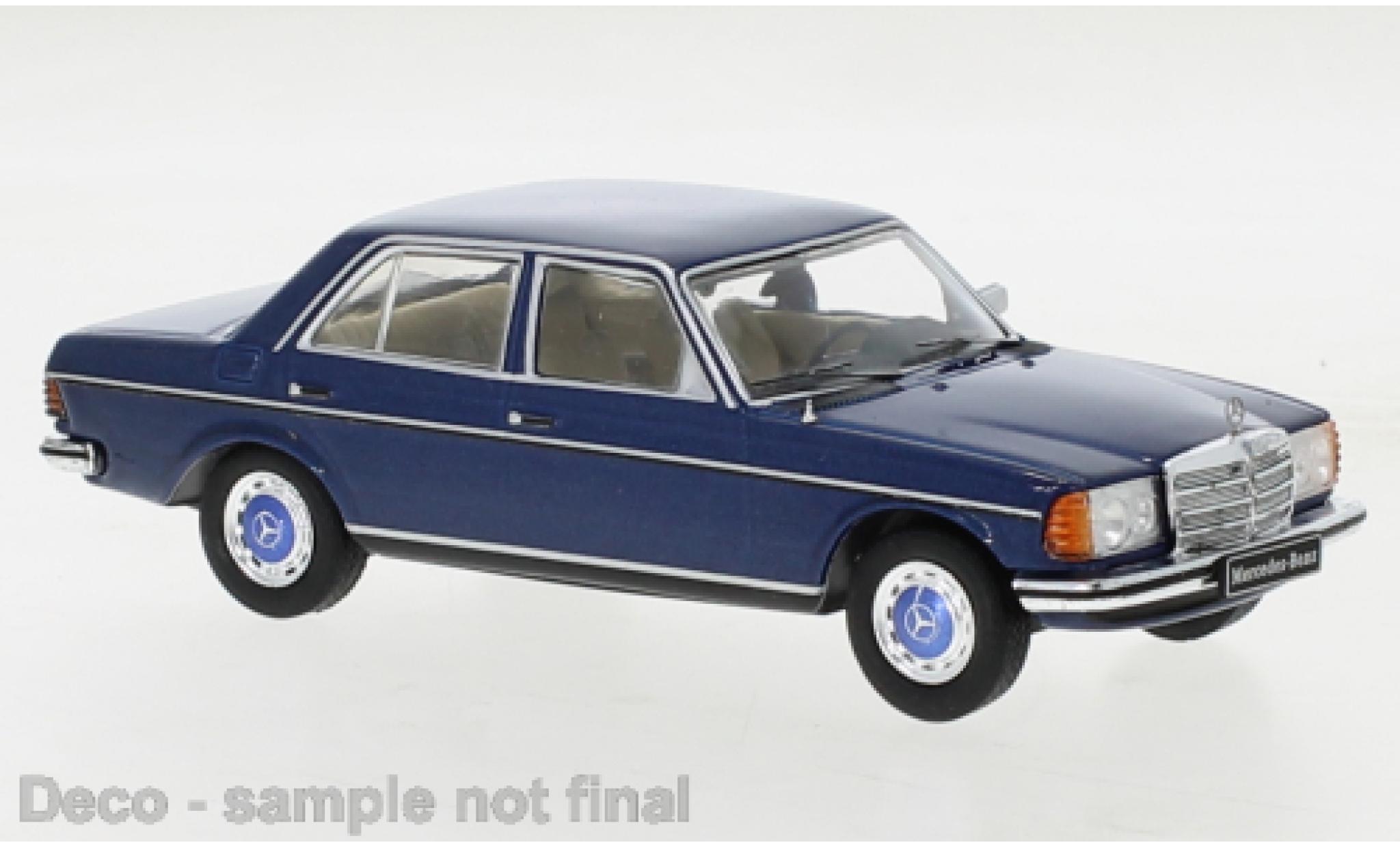 Mercedes 240 1/43 IXO D (W123) metallise blu 1976 modellino in miniatura