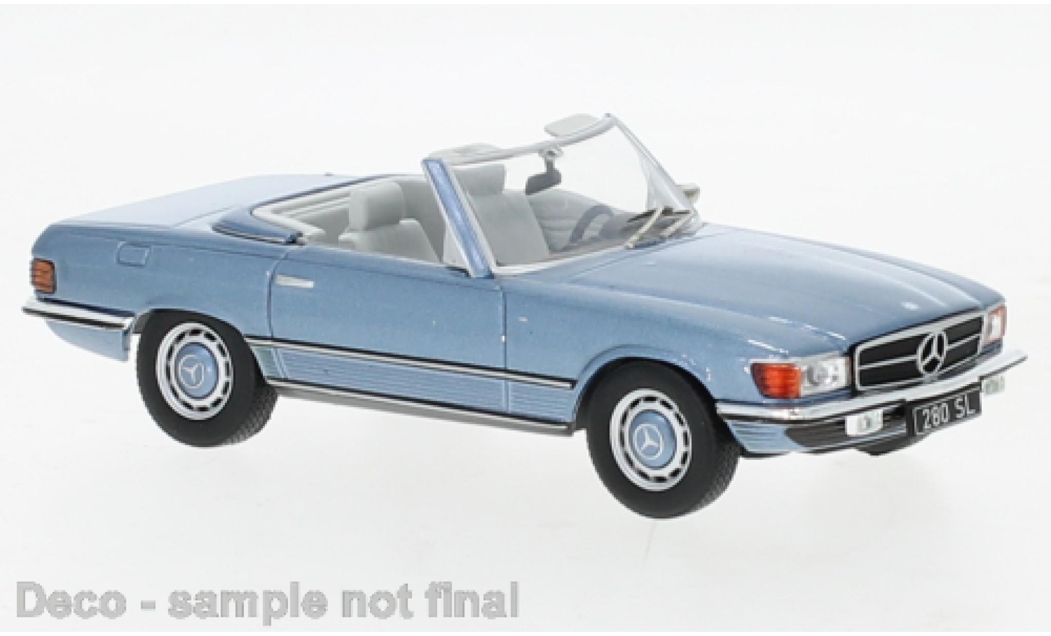 Mercedes 280 1/43 IXO SL (R107) metallise blu 1979 modellino in miniatura