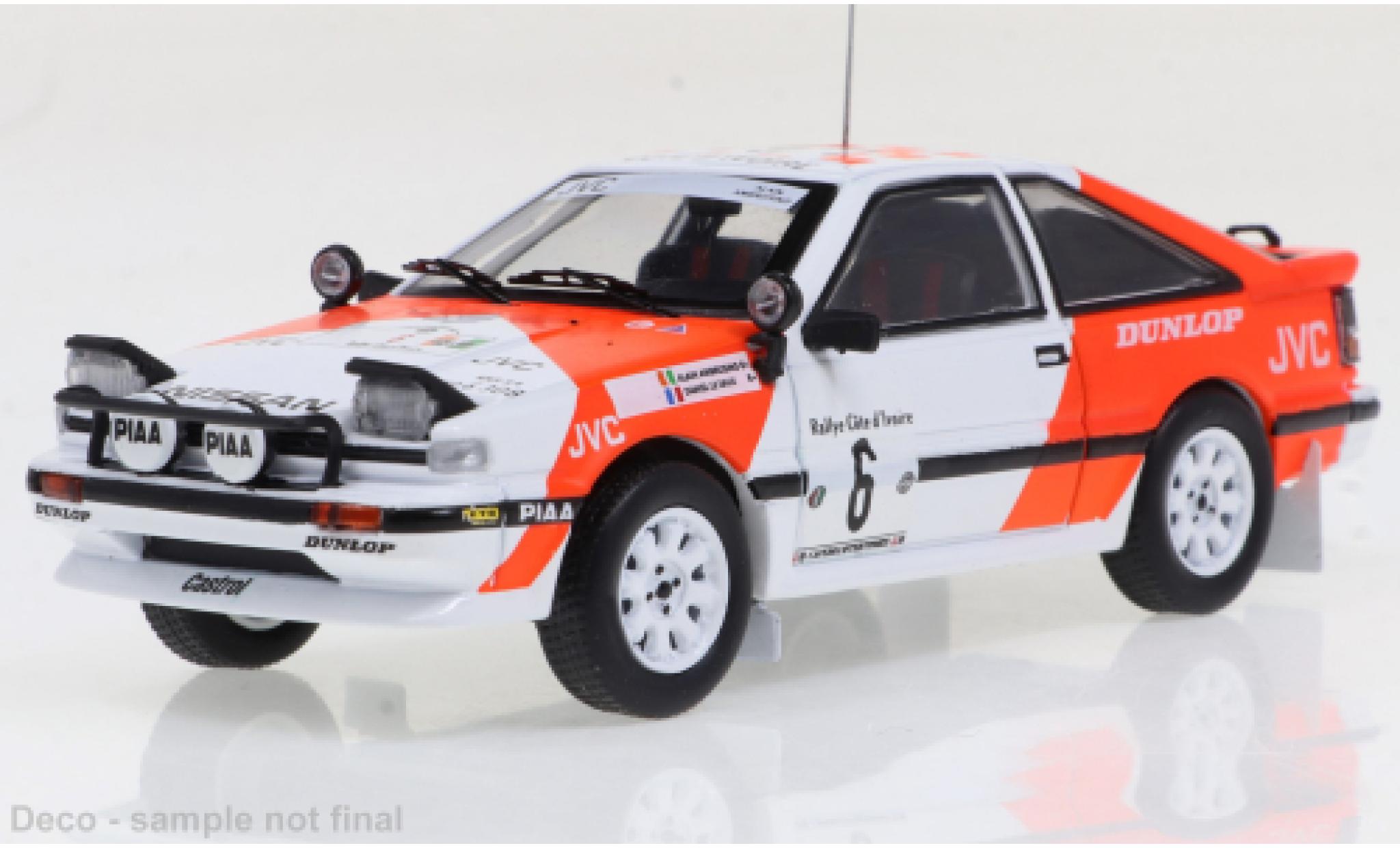 Nissan 200 SX 1/43 IXO No.6 Rallye Cote d Ivoire 1987 modellino in miniatura