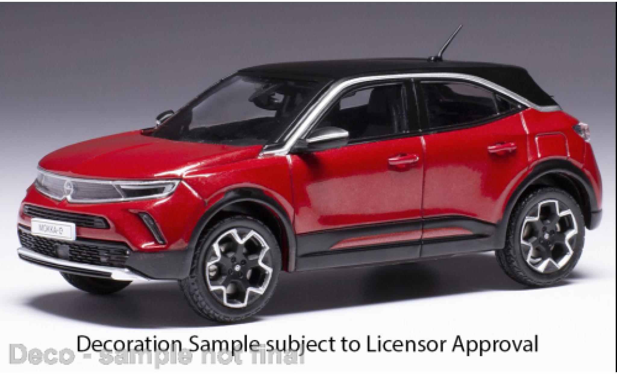 Opel Mokka 1/43 IXO -e metallise rosso 2022 modellino in miniatura