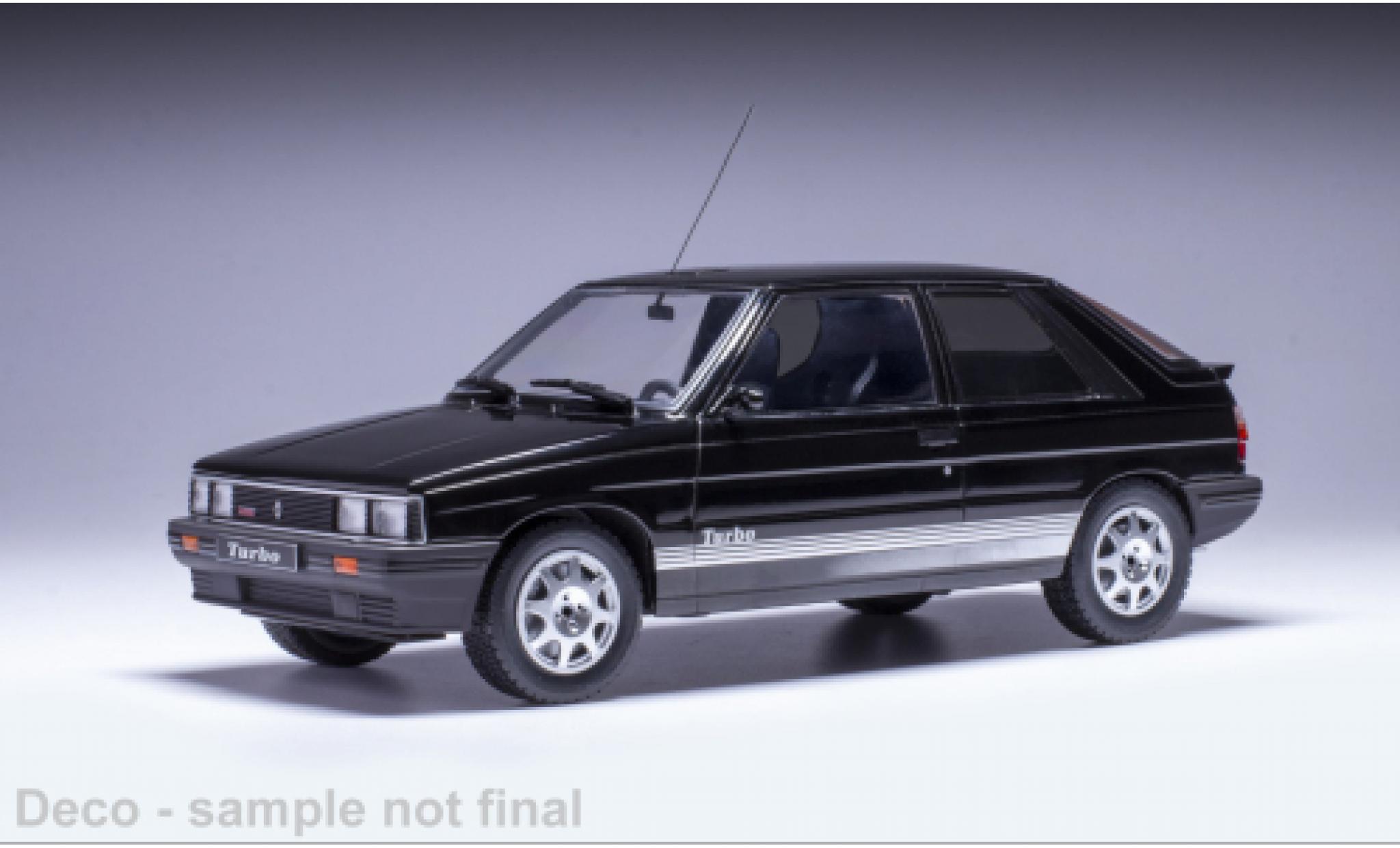 Renault 11 1/18 IXO Turbo nero 1987 modellino in miniatura
