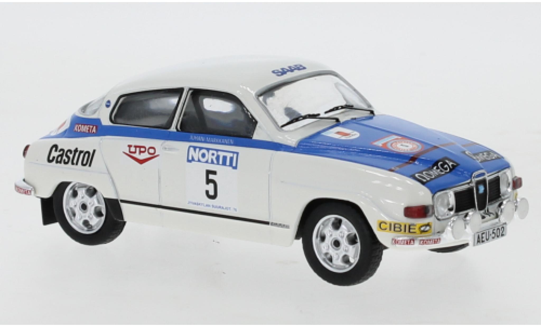 Saab 96 1/43 IXO V4 No.5 1000 Lakes Rally 1976 modellino in miniatura