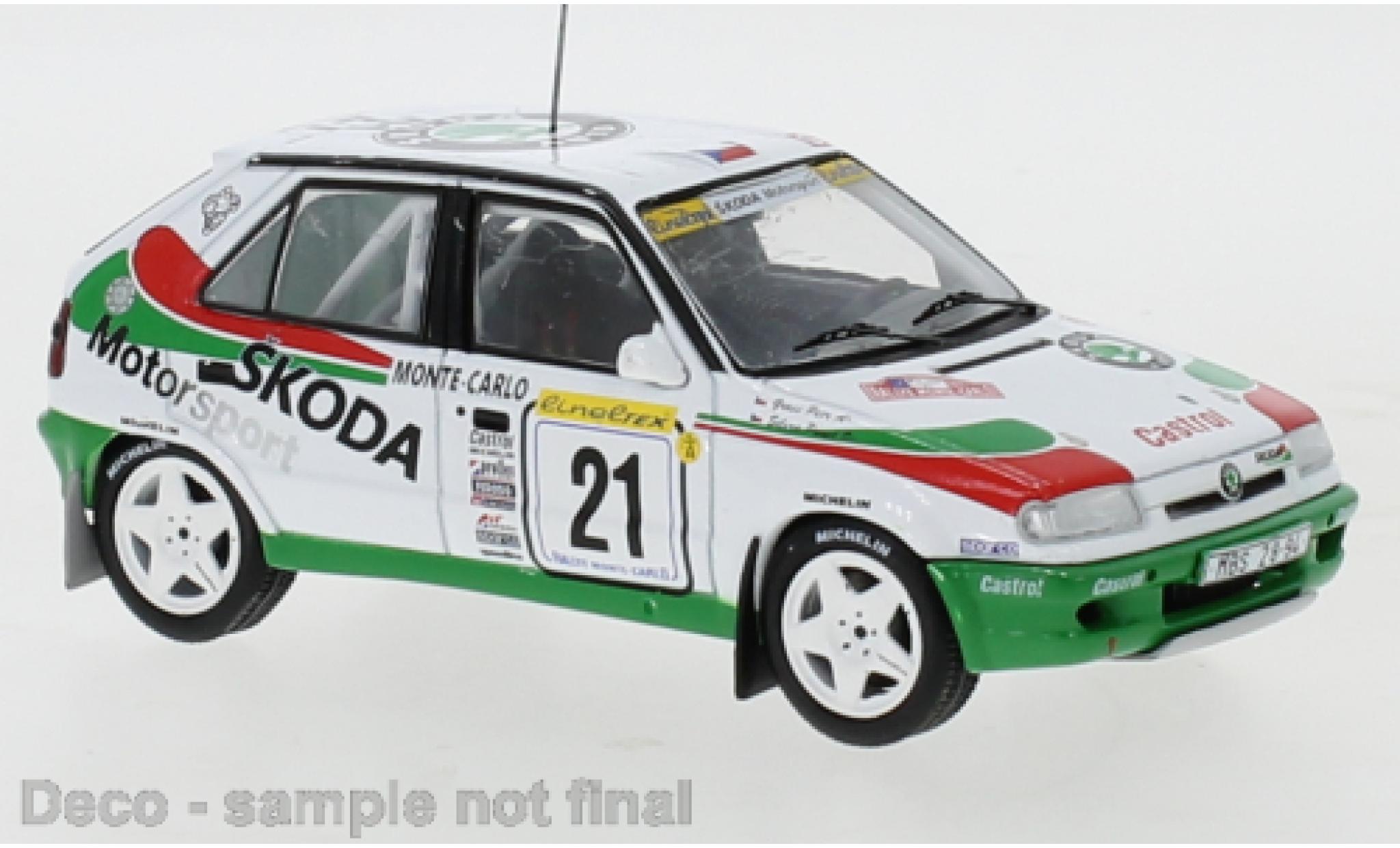 Skoda Felicia 1/43 IXO Kit Car No.21 Rallye Monte Carlo 1997 modellino in miniatura