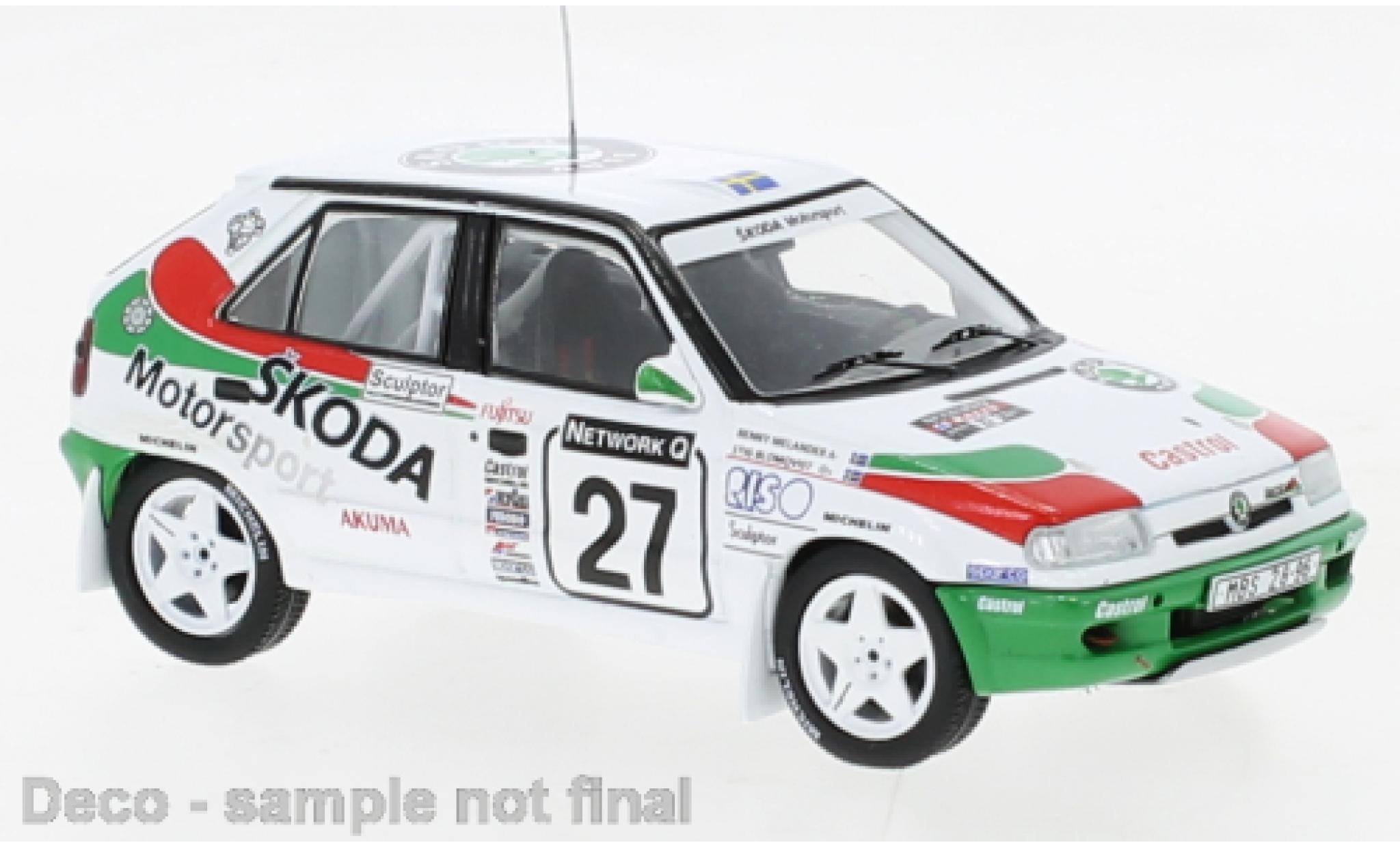 Skoda Felicia 1/43 IXO Kit Car No.27 RAC Rally 1996 modellino in miniatura