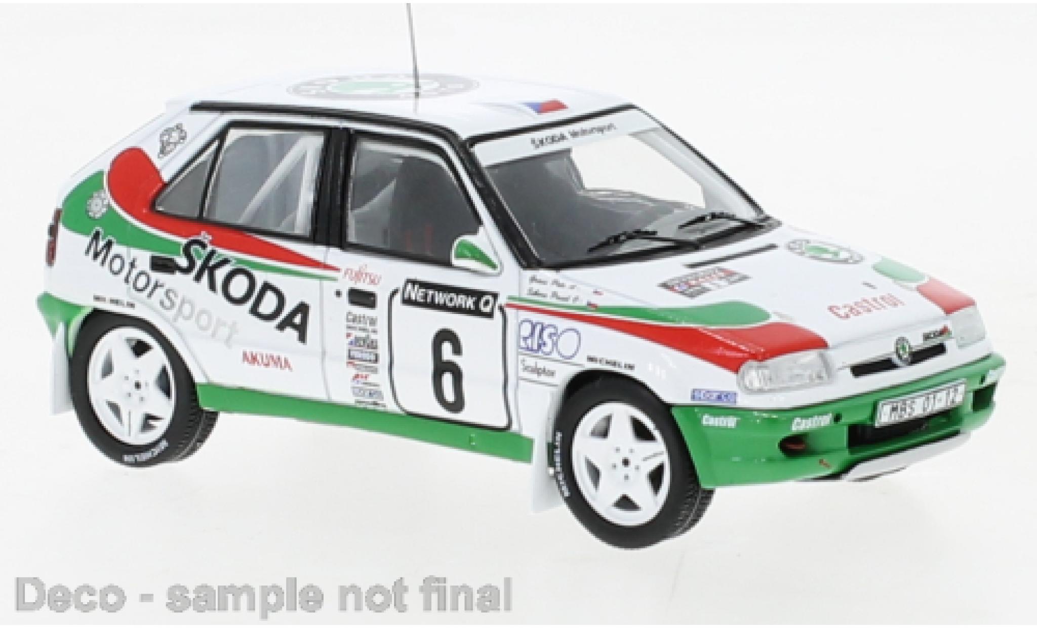 Skoda Felicia 1/43 IXO Kit Car No.6 RAC Rally 1996 modellino in miniatura