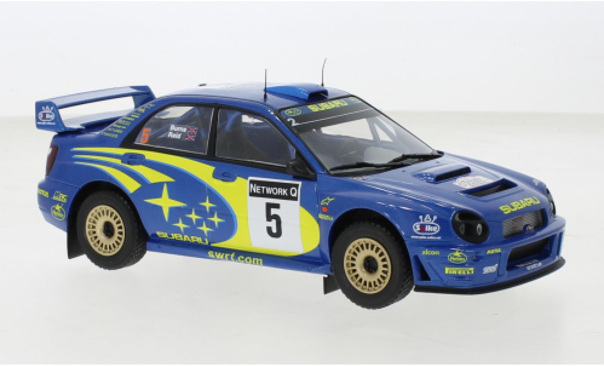 Subaru Impreza 1/24 IXO S7 No.5 WRC Rally of Great Britain 2001 modellino in miniatura