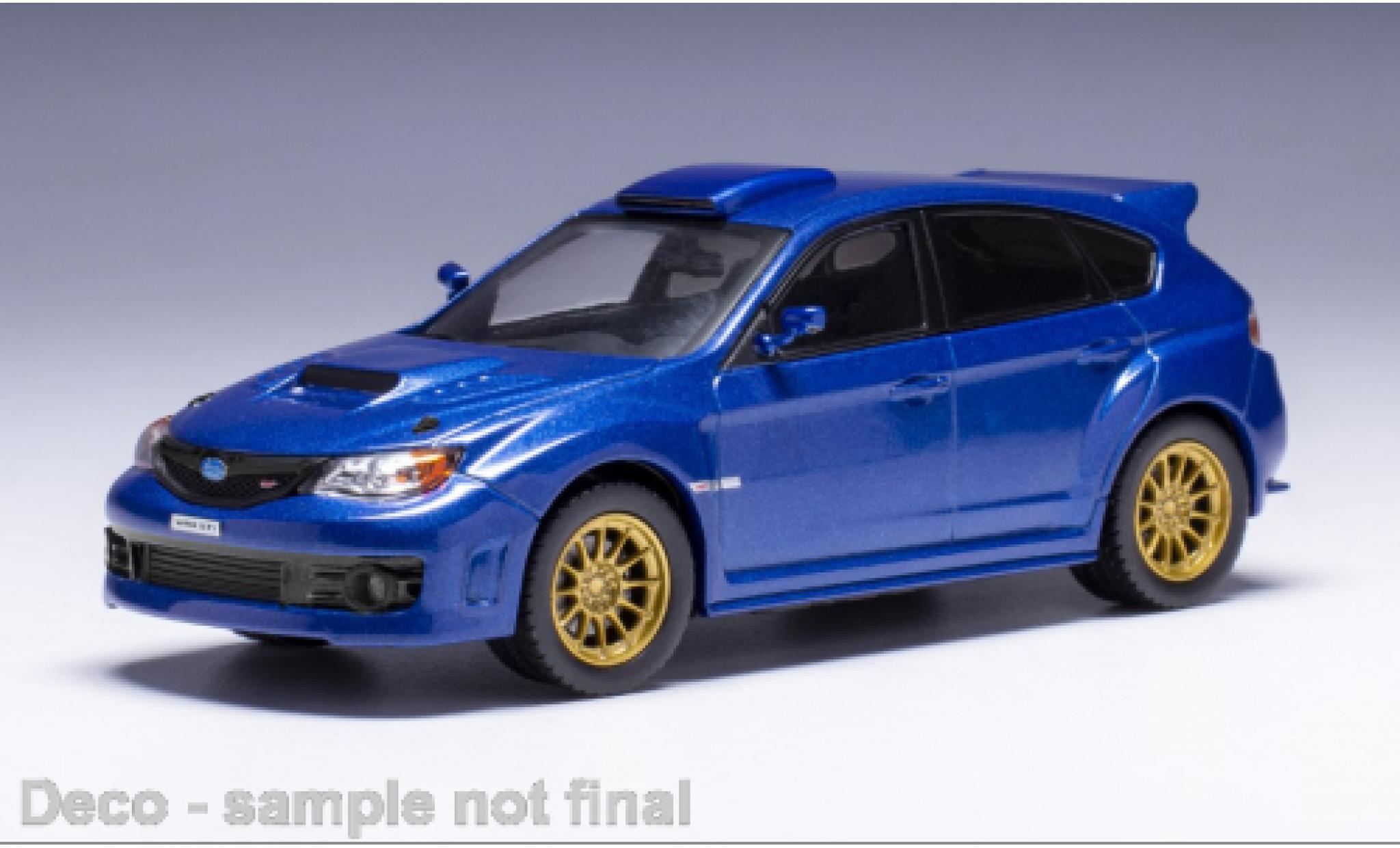 Subaru Impreza 1/43 IXO WRC Sti blu 2009 modellino in miniatura