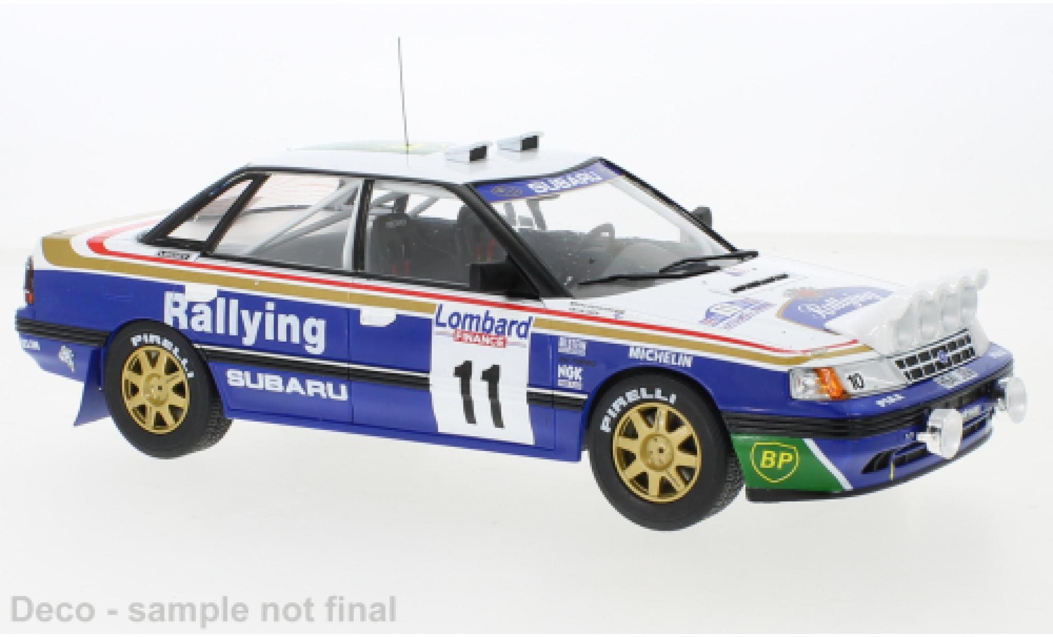 Subaru Legacy 1/18 IXO RS No.11 Rothmans Racing RAC Rally 1991 modellino in miniatura