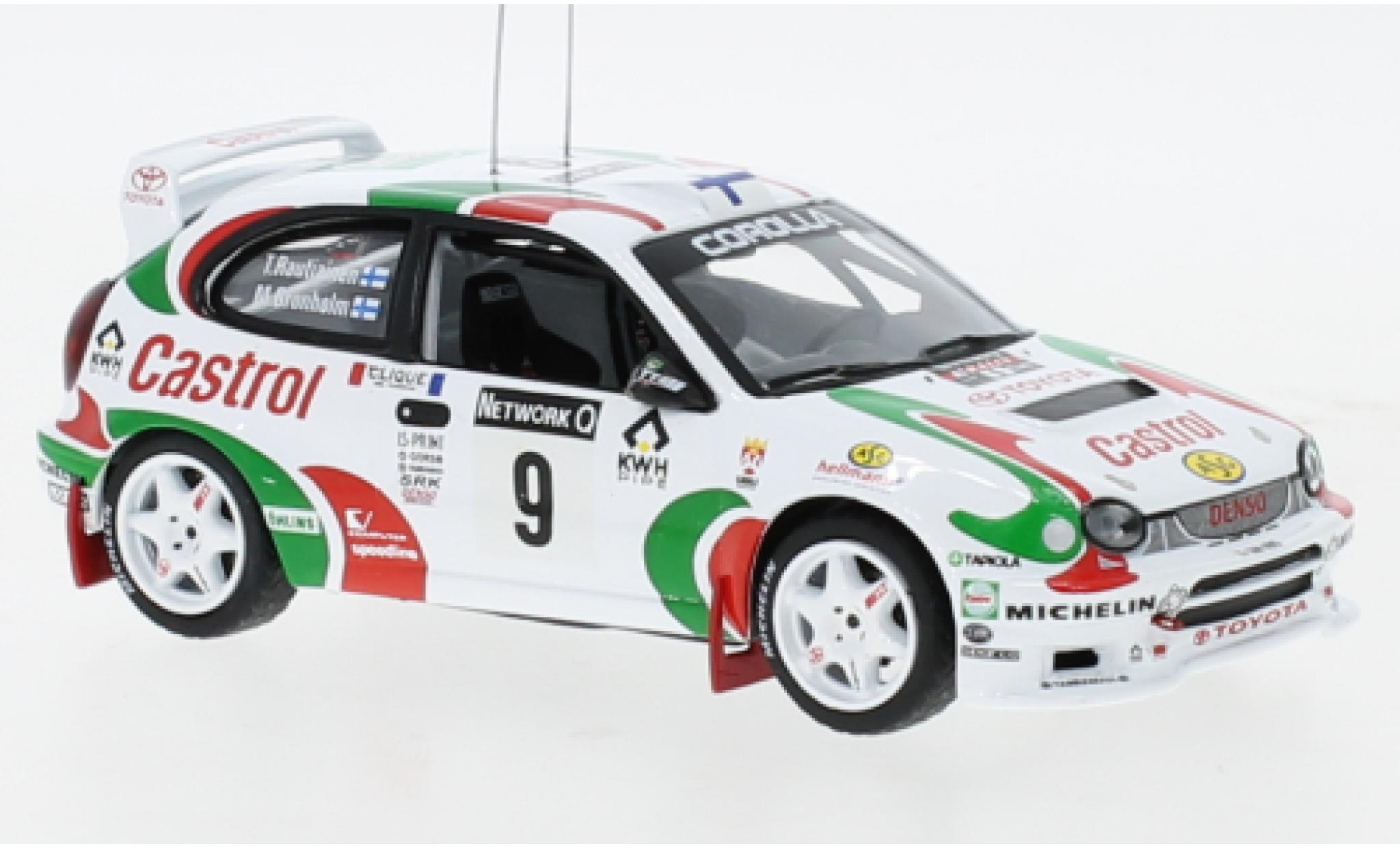 Toyota Corolla 1/43 IXO WRC No.9 Team Europe Castrol Rallye WM RAC Rally 1997 modellino in miniatura