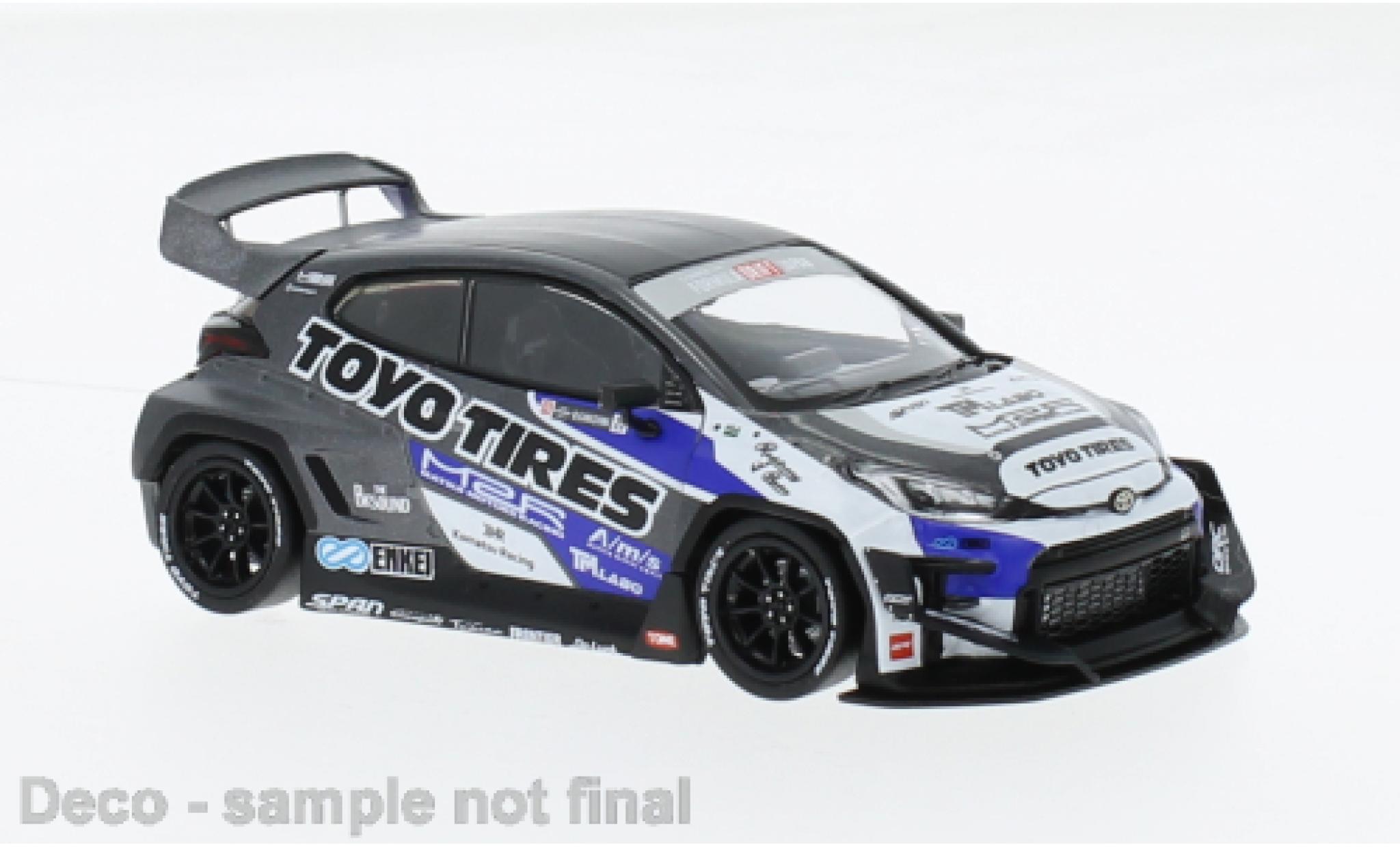 Toyota Yaris 1/43 IXO GR Pandem RHD Toyo Tires modellino in miniatura
