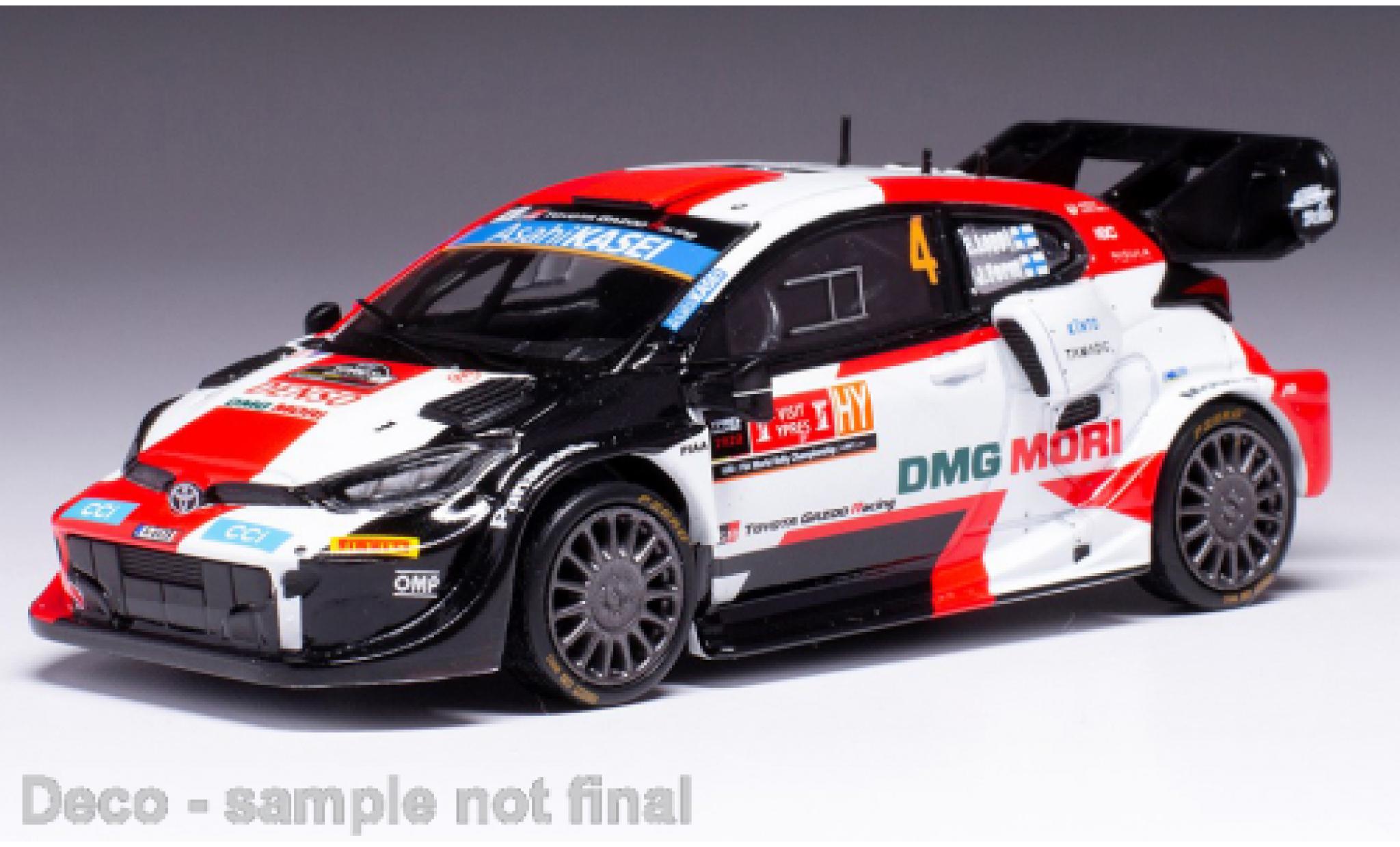 Toyota Yaris 1/43 IXO Rally 1 No.4 WRC Rally Ypern 2022 modellino in miniatura