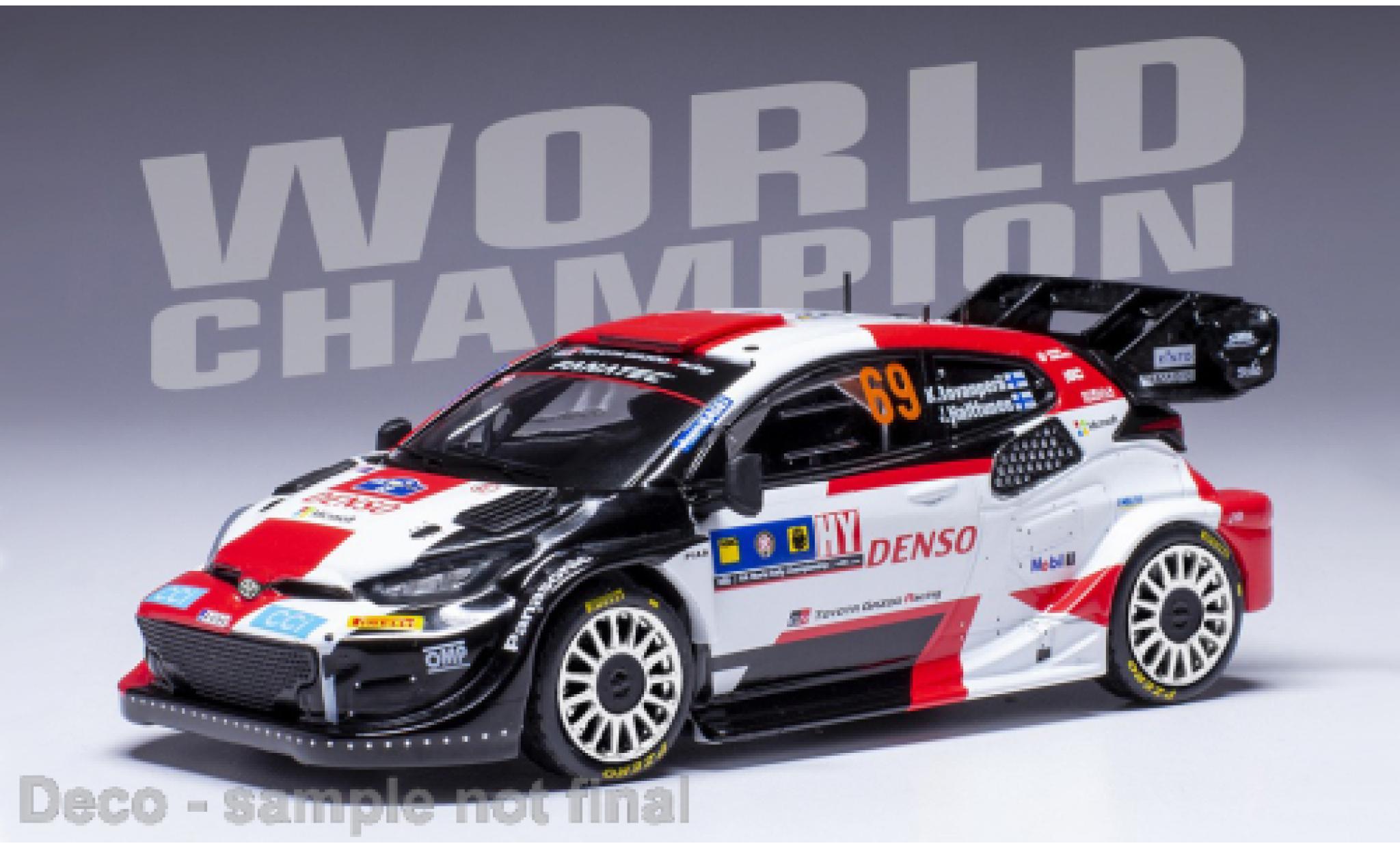 Toyota Yaris 1/43 IXO Rally 1 No.69 WRC Central Europein Rally 2023 modellino in miniatura