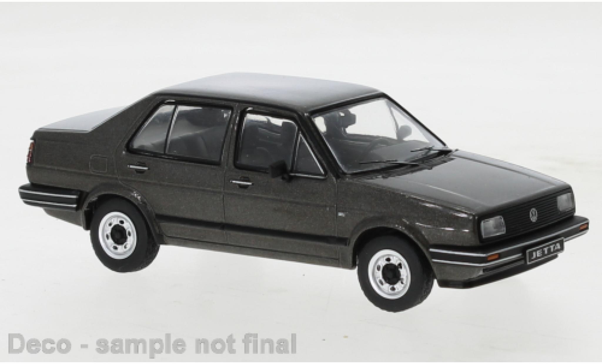 Volkswagen Jetta 1/43 IXO (MKII) metallise grigio 1984 modellino in miniatura