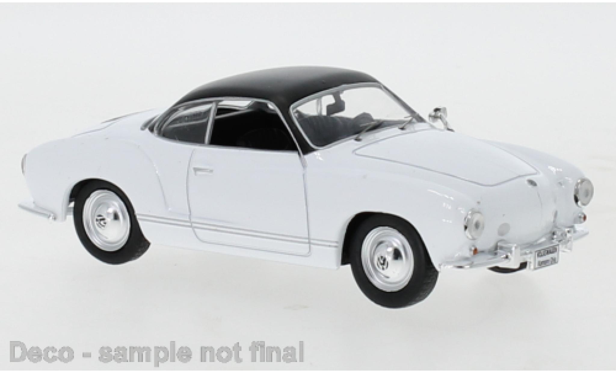 Volkswagen Karmann 1/43 IXO Ghia Coupe bianco 1962 modellino in miniatura
