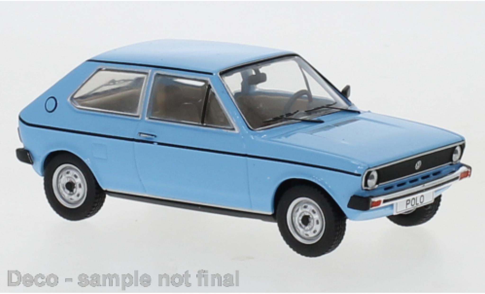 Volkswagen Polo 1/43 IXO (MK I) blu clair 1975 modellino in miniatura
