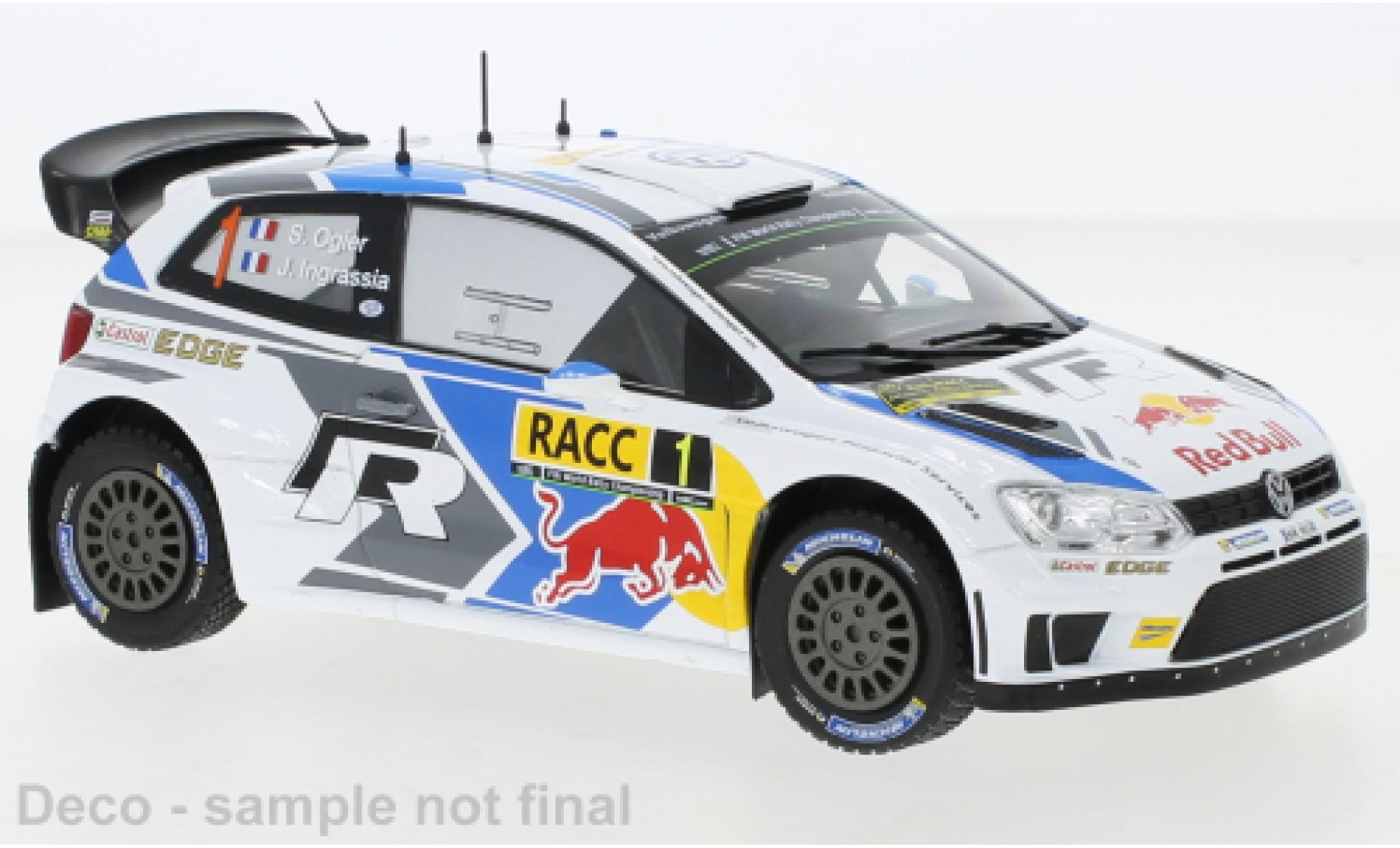 Volkswagen Polo 1/24 IXO R No.1 Rallye WM 2014 modellino in miniatura