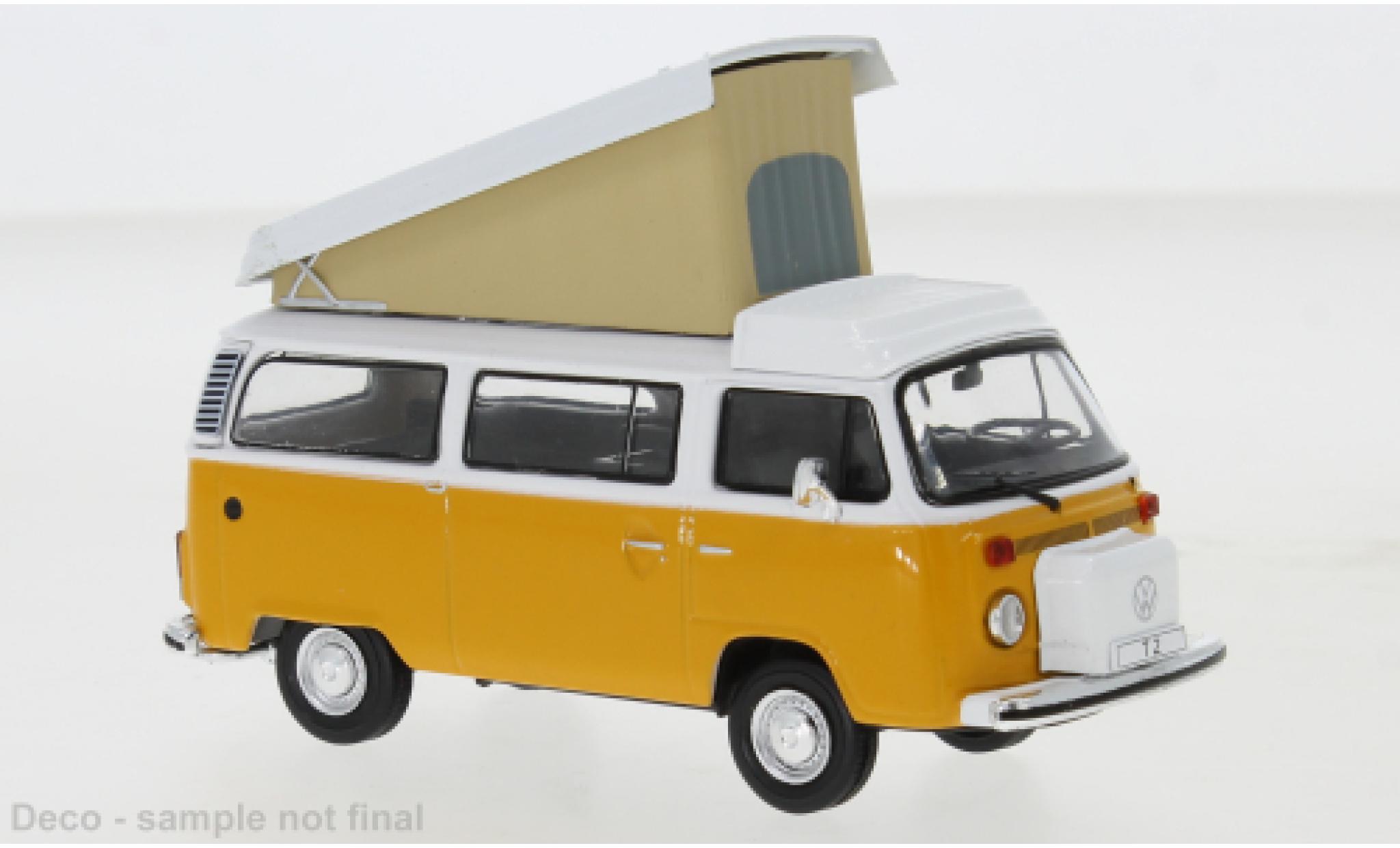 Volkswagen T2 1/43 IXO Westfalia giallo/bianco 1978 modellino in miniatura