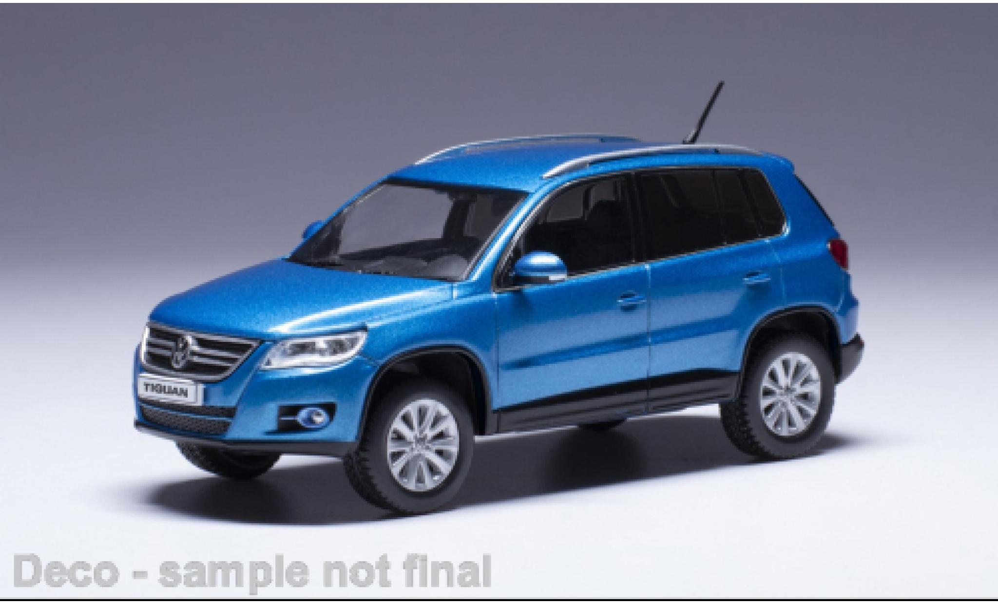 Volkswagen Tiguan 1/43 IXO metallise blu 2007 modellino in miniatura