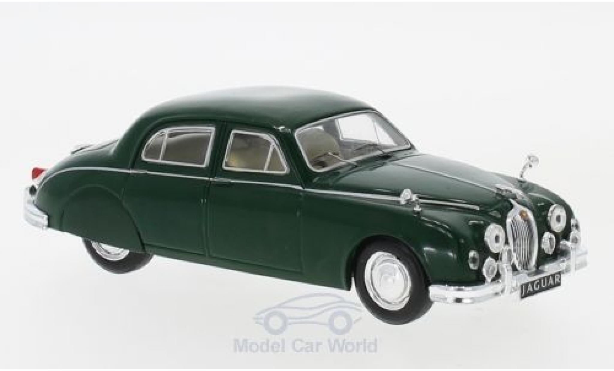 Jaguar MK 9 1/43 IXO I verde RHD 1957 modellino in miniatura