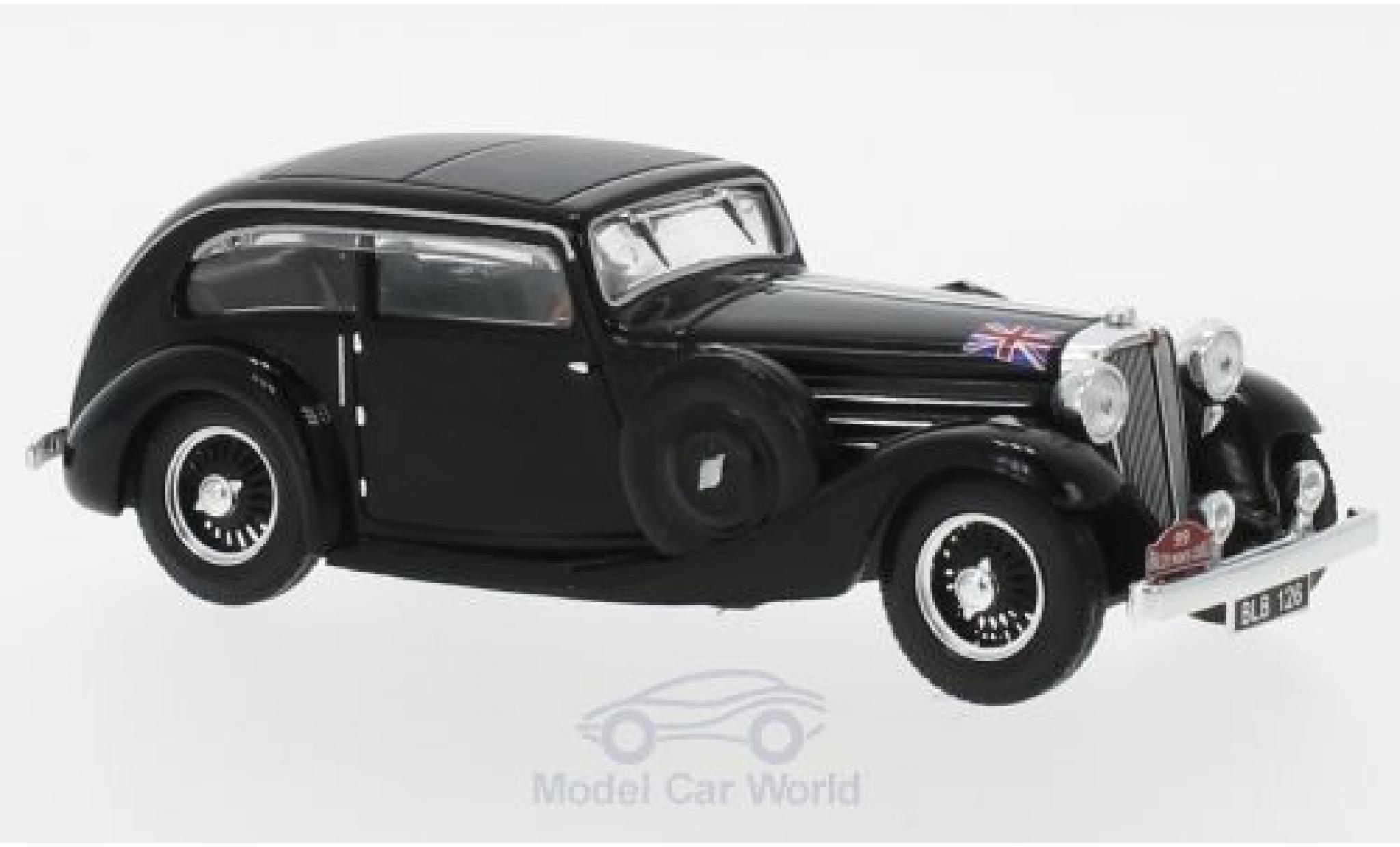 Jaguar SS 1/43 IXO 1 Airline Coupe RHD No.99 Rallye Monte Carlo 1935 Sydney H. Light modellino in miniatura
