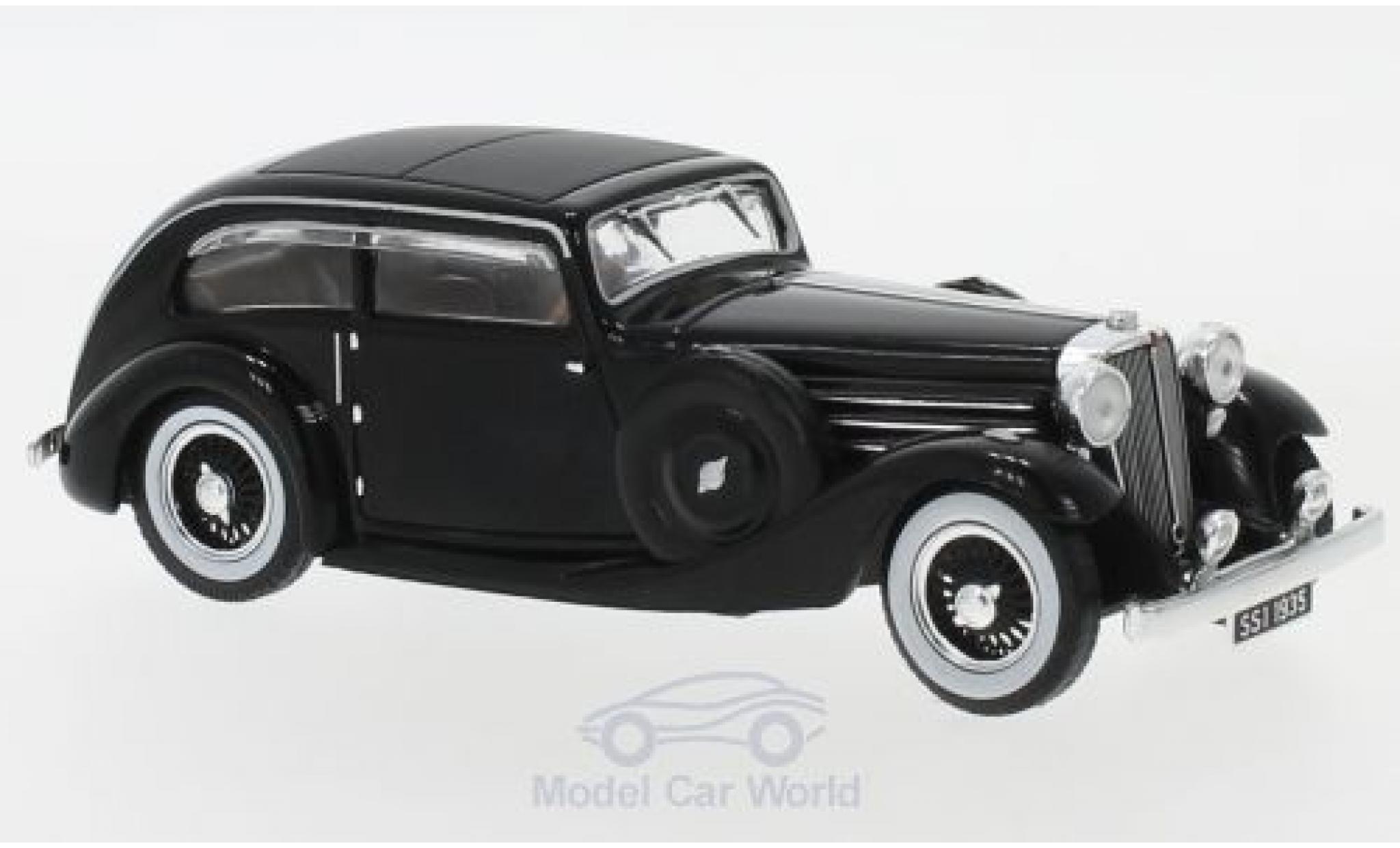 Jaguar SS 1/43 IXO 1 Airline Coupe nero RHD 1935 modellino in miniatura
