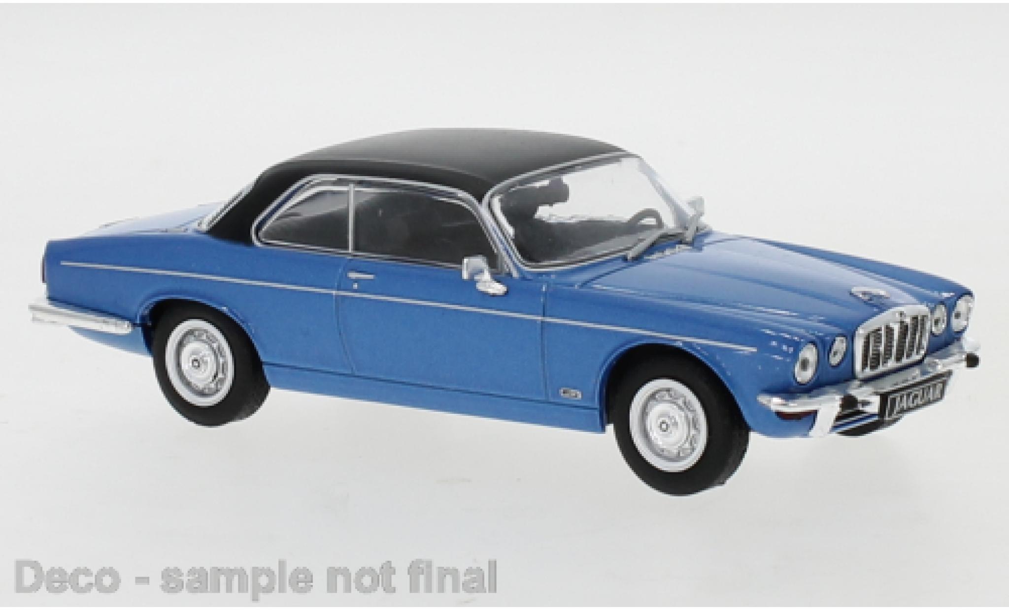 Jaguar XJ 1/43 IXO 12C metallico blu/matt-nero 1976 modellino in miniatura
