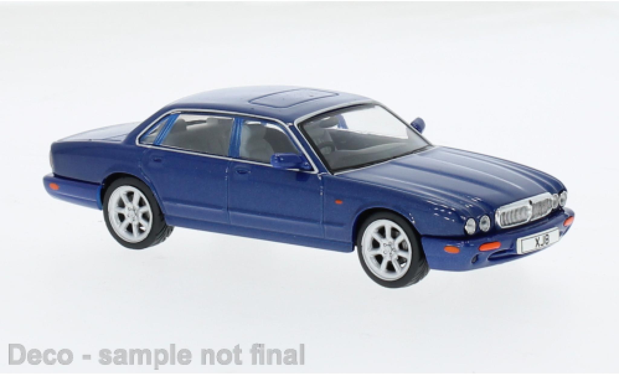 Jaguar XJ 1/43 IXO 8 (X308) metallise blau 1998 1:43 modellino in miniatura