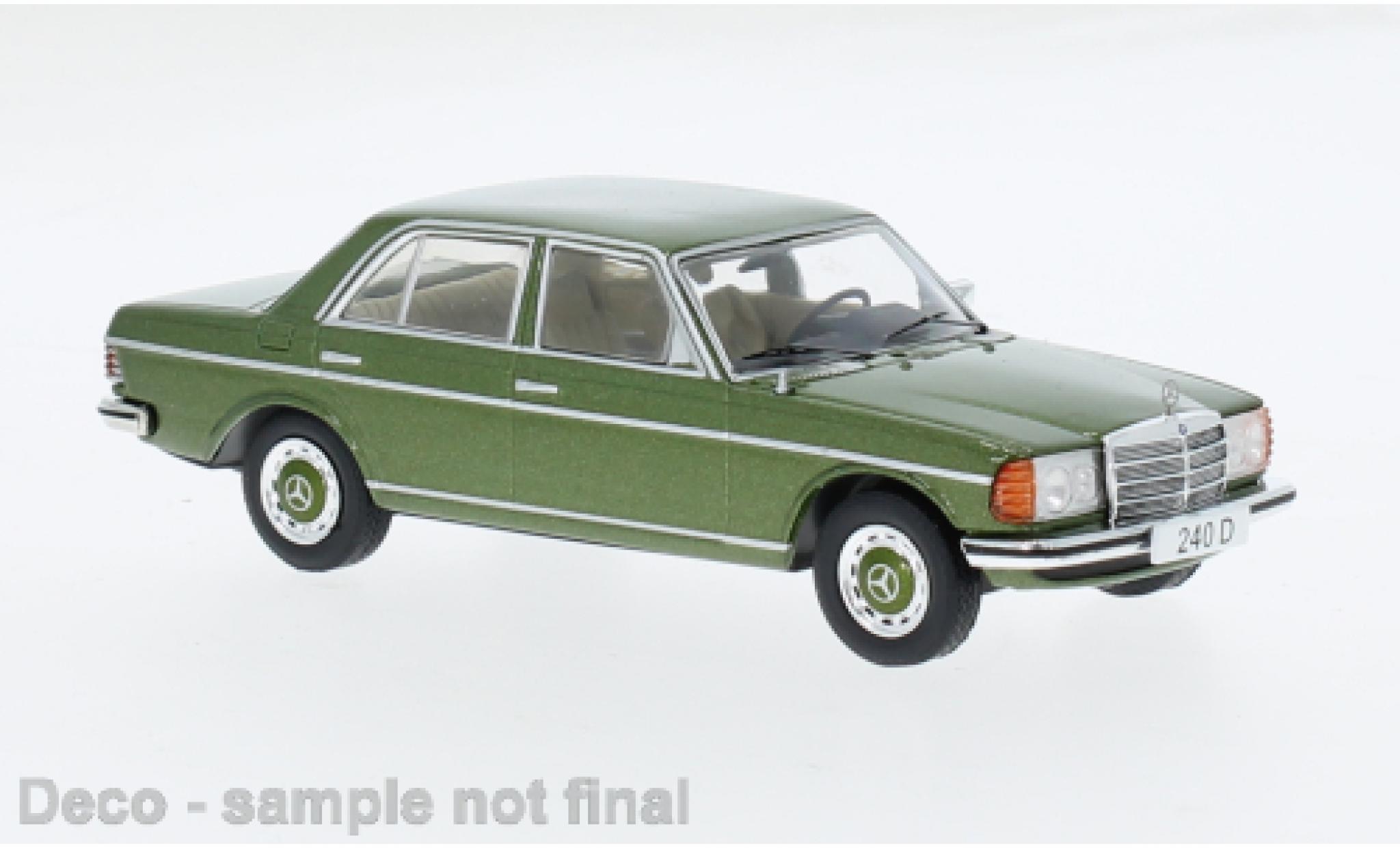 Mercedes 240 1/43 IXO D (W123) metallise grün 1976 1:43 modellino in miniatura