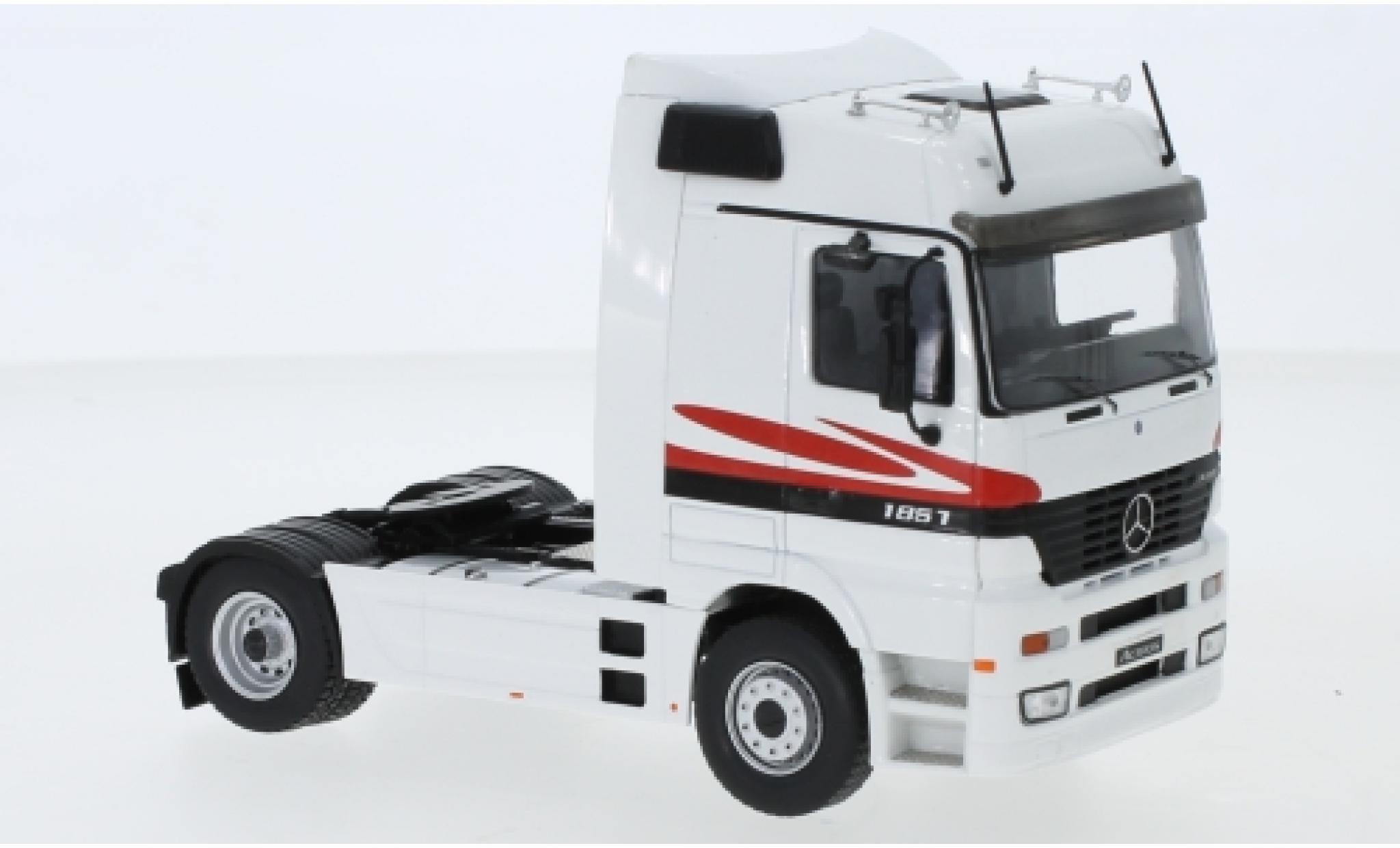 Mercedes Actros 1/43 IXO MP1 bianco/Dekor 1995 modellino in miniatura