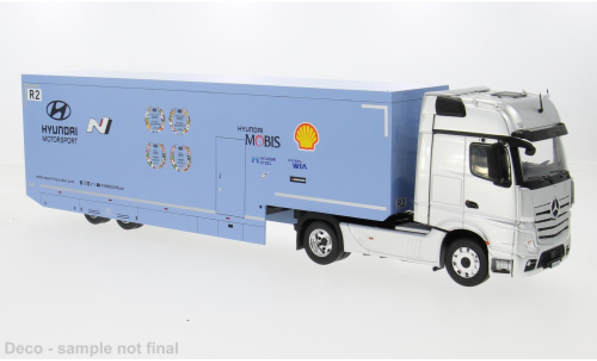 Mercedes Actros 1/43 IXO (MP4) 2024 Hyundai Motorsport 1:43 modellino in miniatura