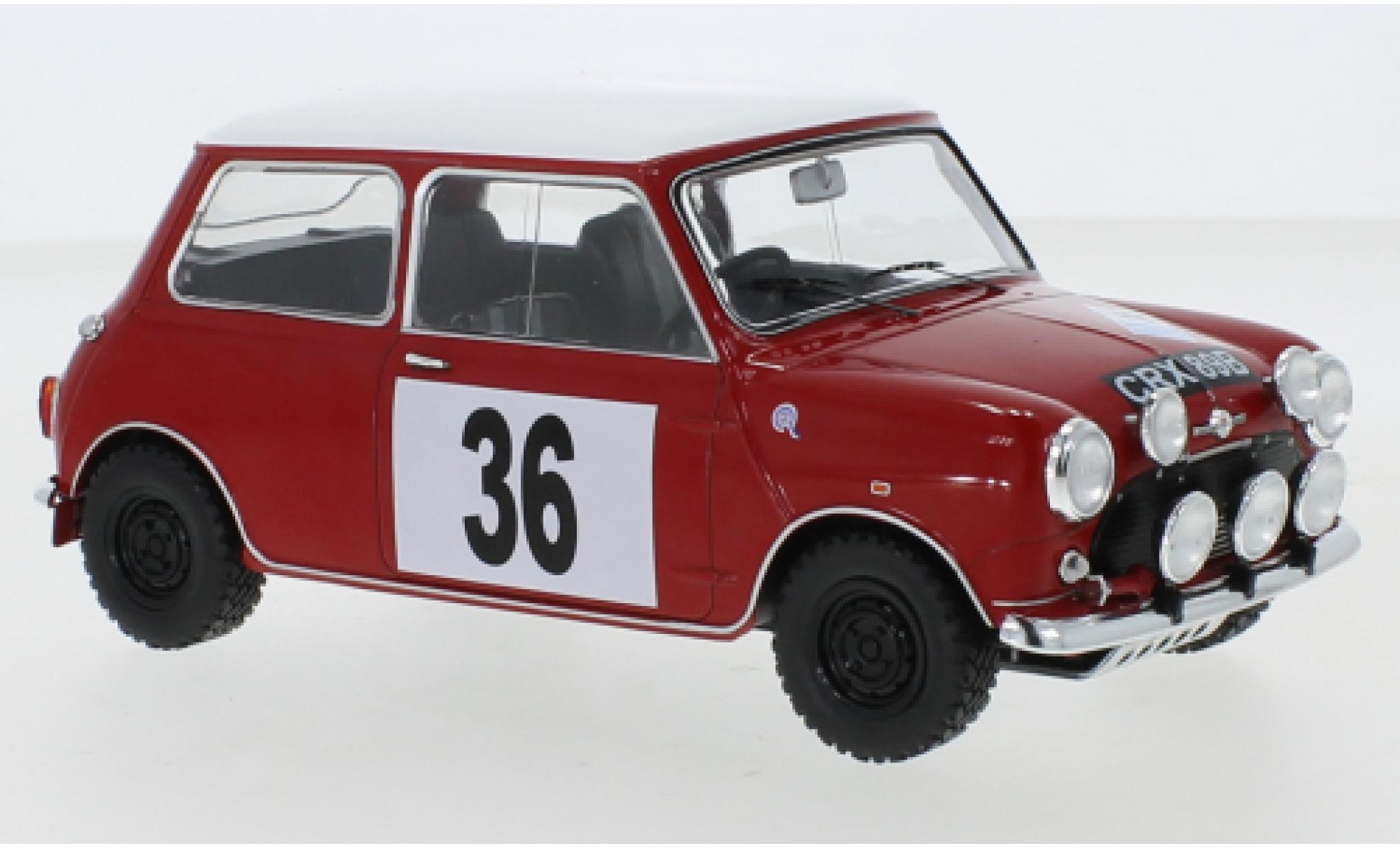 Mini Cooper 1/18 IXO S RHD No.36 BMC RAC Rally 1965 T.Fall/R.Crellin modellino in miniatura