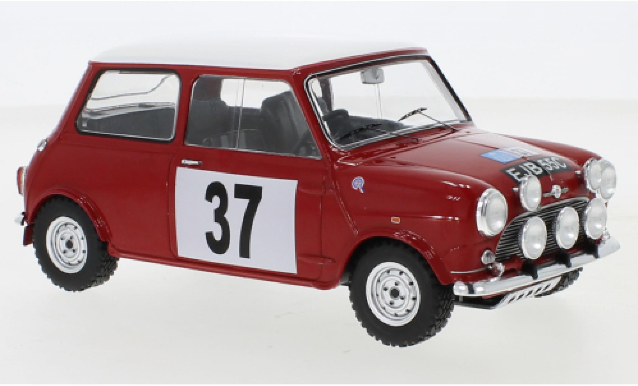 Mini Cooper 1/18 IXO S RHD No.37 BMC RAC Rally 1965 H.Källström/N.Björk modellino in miniatura