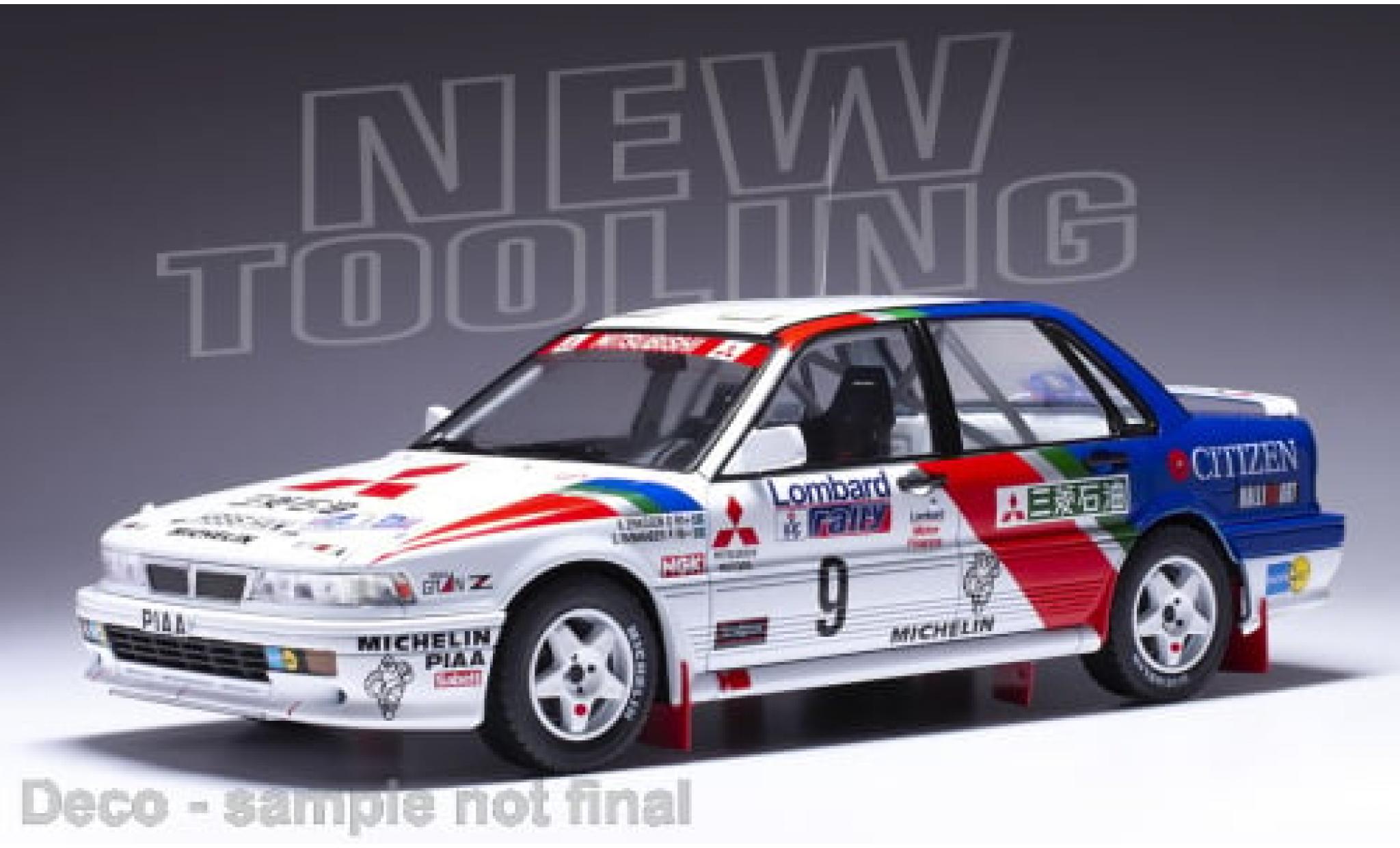 Mitsubishi Galant 1/18 IXO VR-4 No.9 RAC Rally 1990 1:18 modellino in miniatura