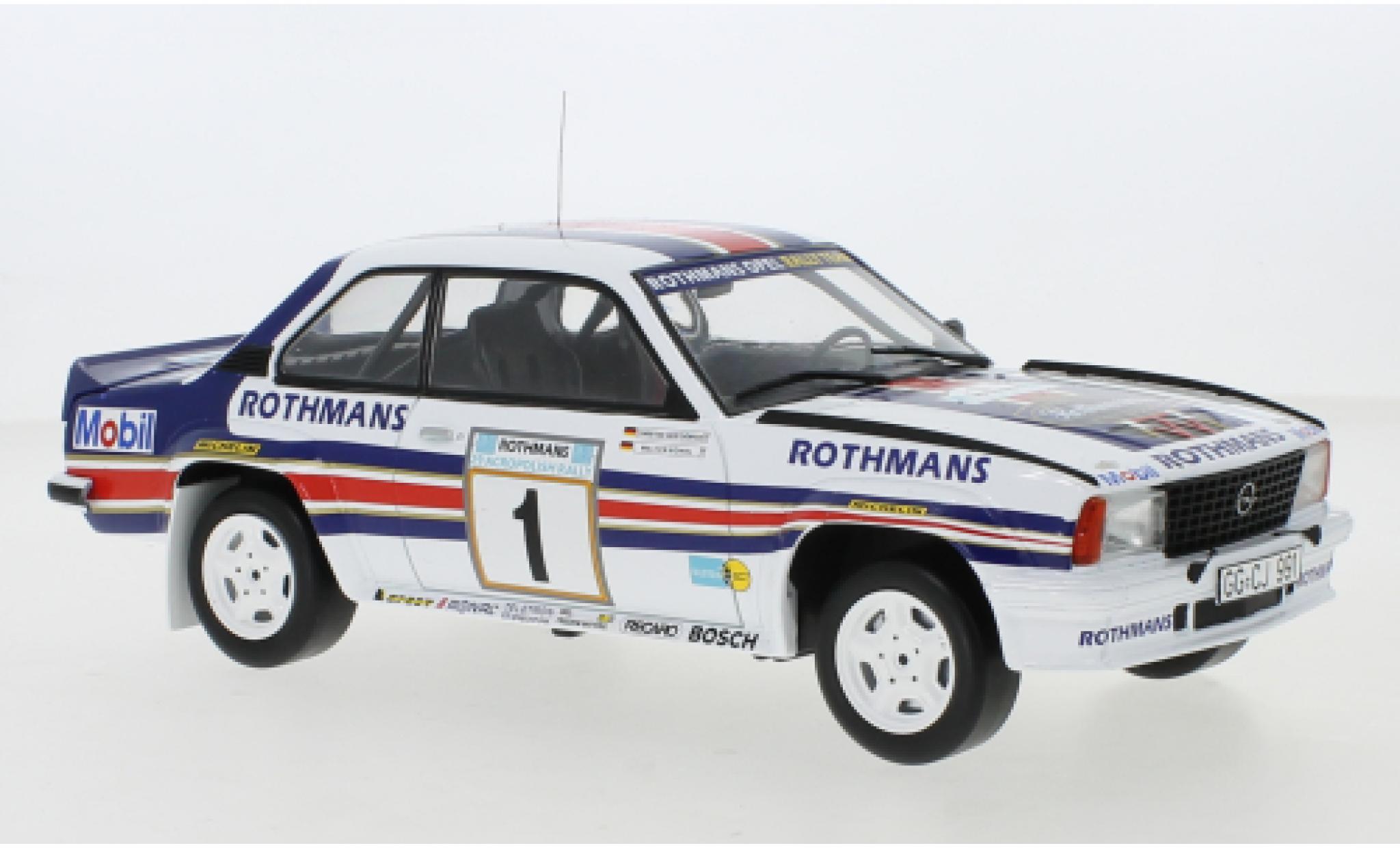 Opel Ascona 1/18 IXO B 400 No.1 Rally Acropolis 1982 W.Röhrl/C.Geistdörfer modellino in miniatura