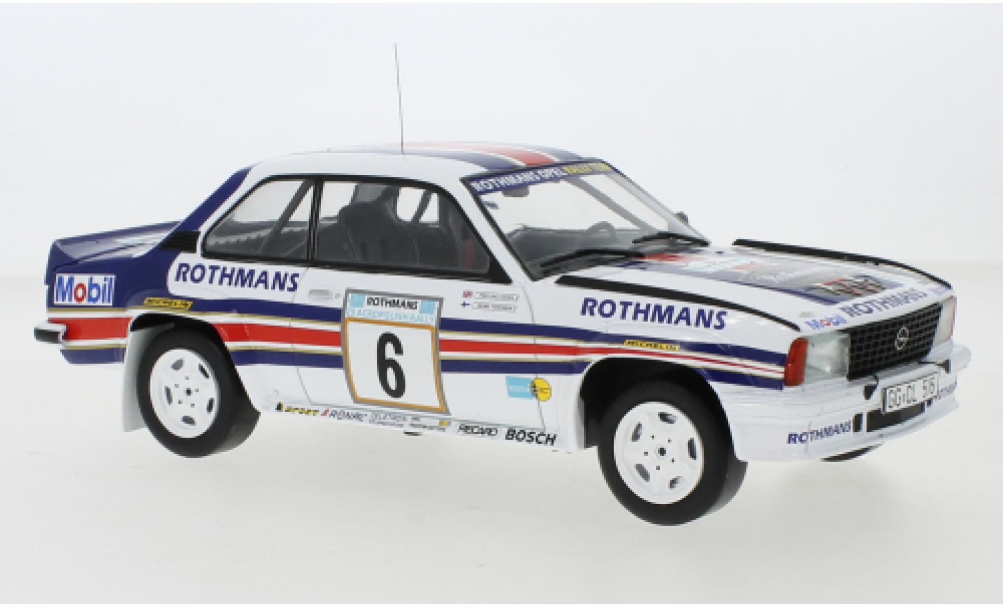 Opel Ascona 1/18 IXO B 400 No.6 Rally Acropolis 1982 H.Toivonen/F.Gallagher modellino in miniatura