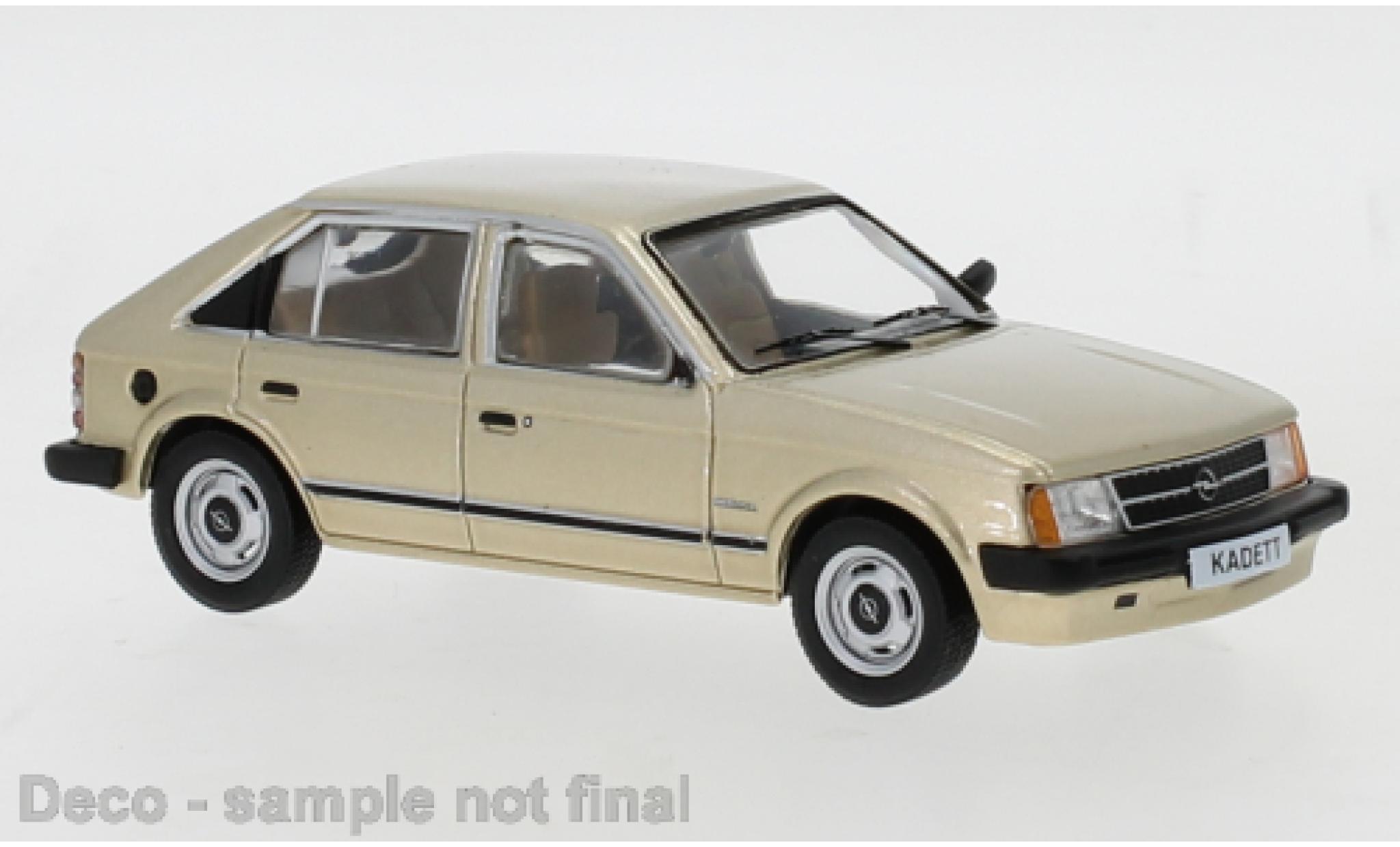 Opel Kadett 1/43 IXO D metallico beige 1981 5-Türer modellino in miniatura
