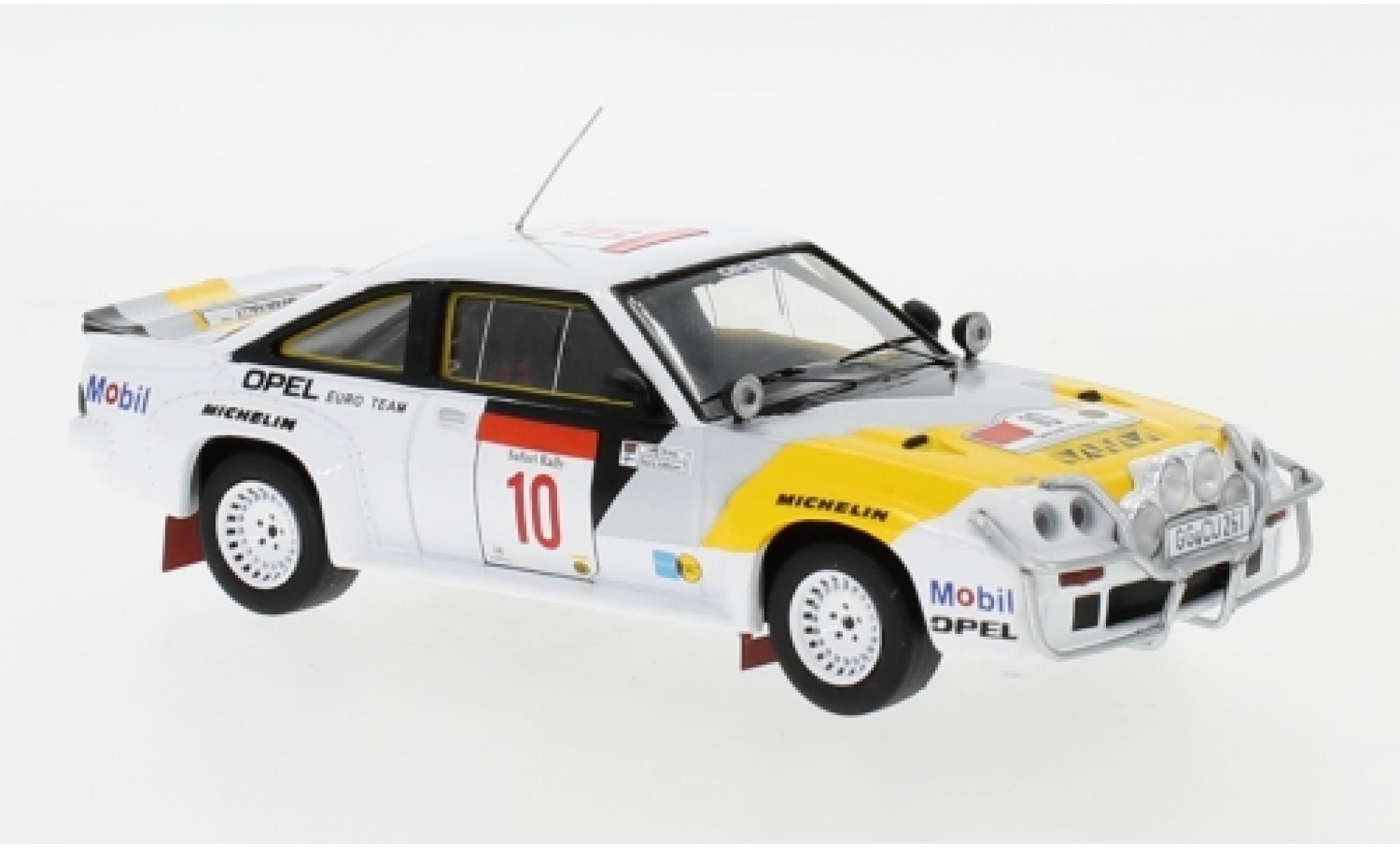 Opel Manta 1/43 IXO 400 No.10 Euro Team Rallye WM Safari Rallye 1984 R.Aaltonen/L.Drews modellino in miniatura