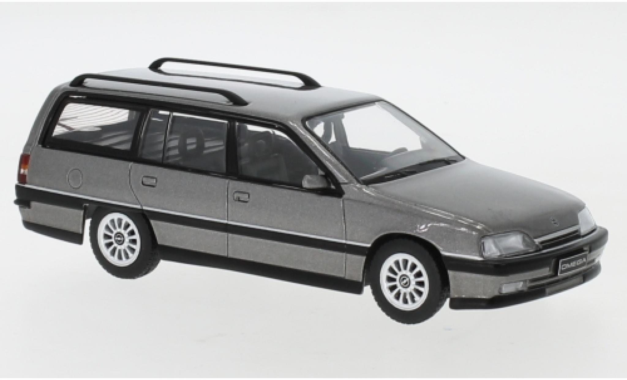 Opel Omega 1/43 IXO A2 Caravan metallico grigio 1990 modellino in miniatura