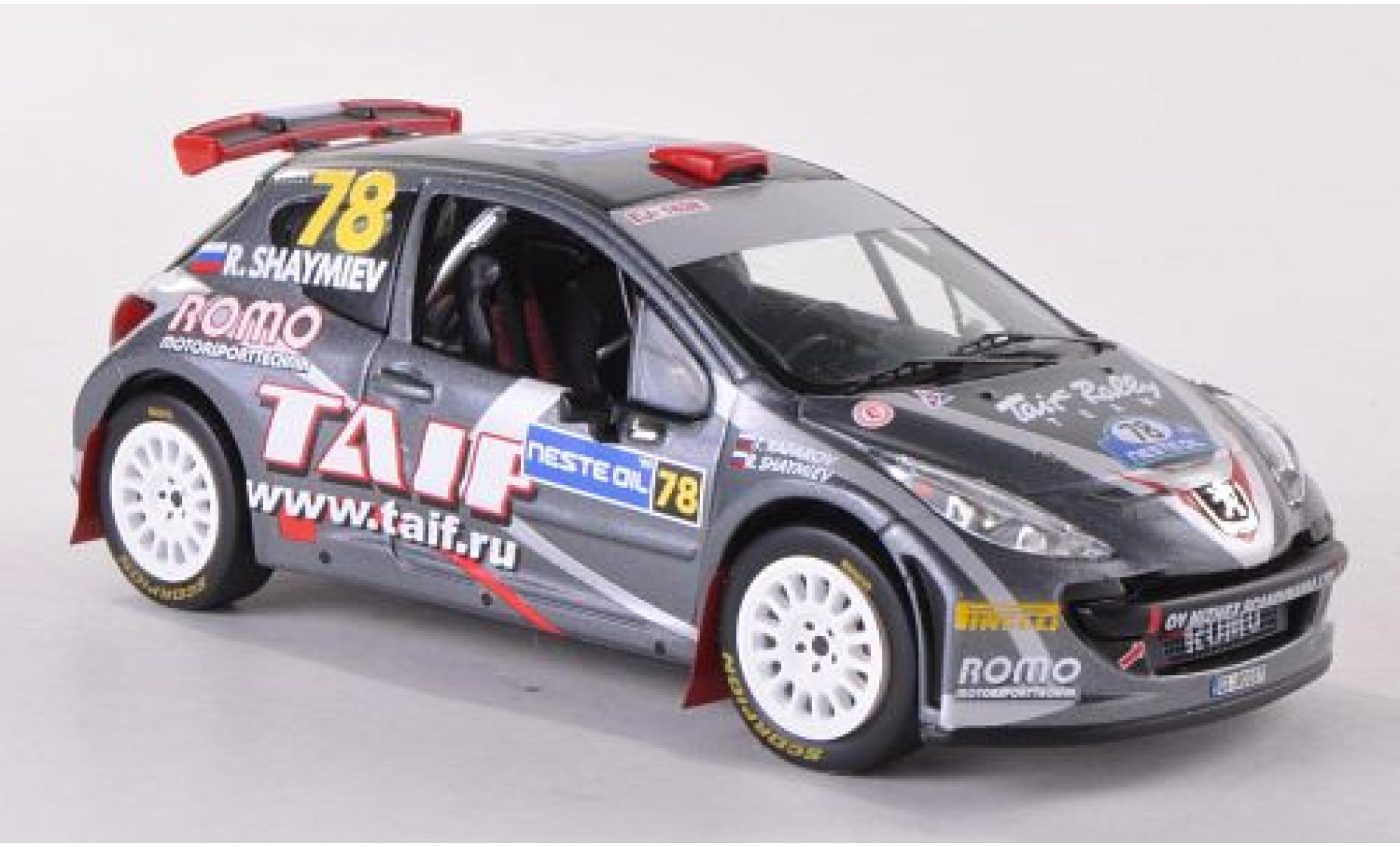 Peugeot 207 1/43 IXO S2000 No.78 Romo Rallye Finnland 2009 modellino in miniatura