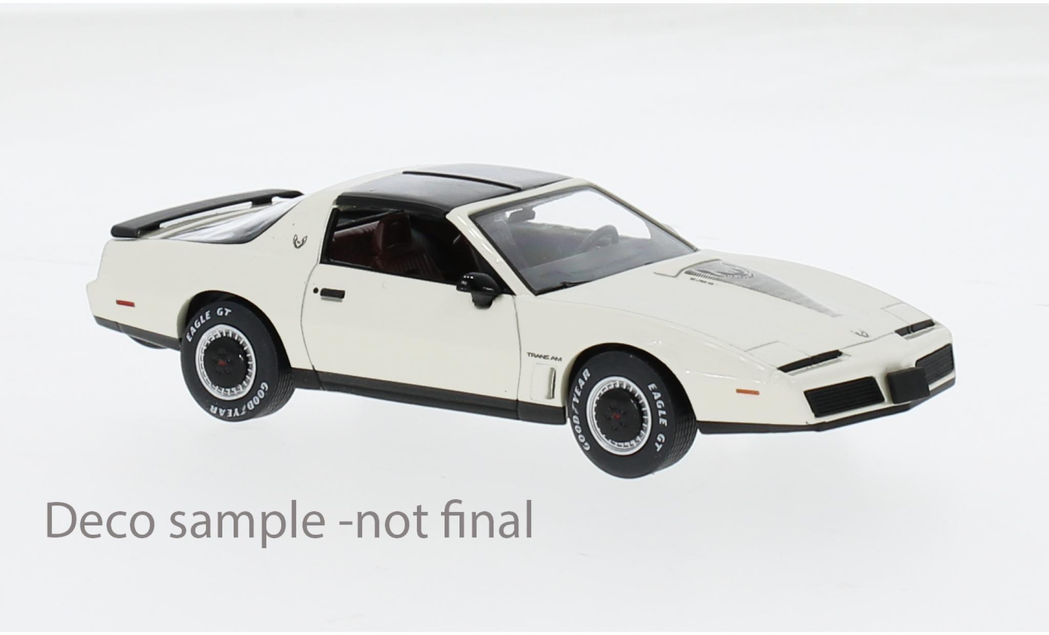 Pontiac Firebird 1/43 IXO weiss 1982 1:43 modellino in miniatura