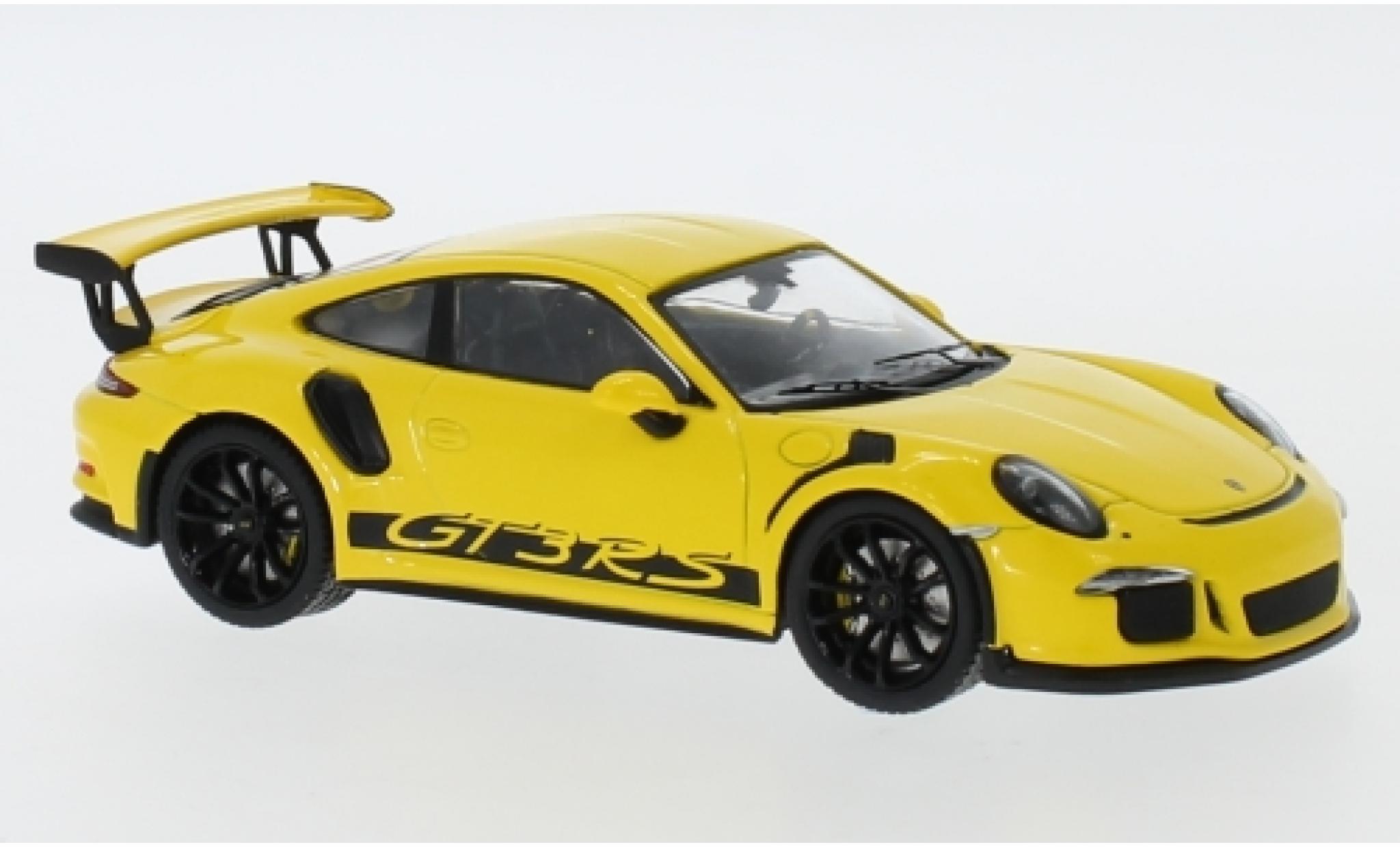 Porsche 991 GT3 RS 1/43 IXO 911 () GT3 RS giallo 2017 modellino in miniatura
