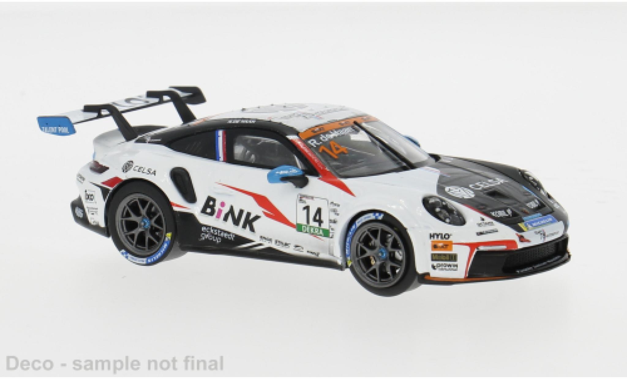 Porsche 992 GT3 IXO 911 Cup  Cup Oschersleben 2024 #14 1:43 modellino in miniatura